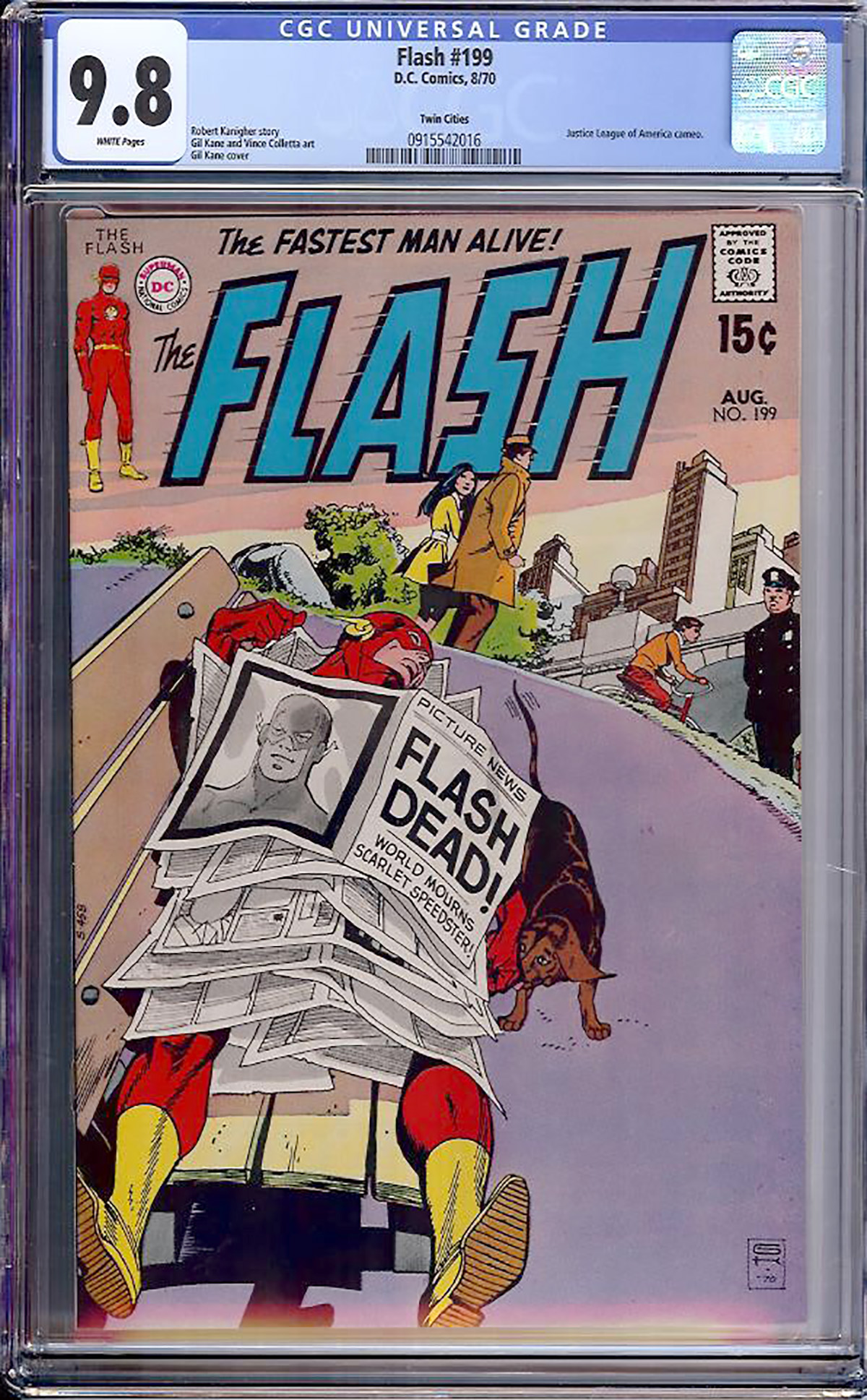 Flash #199 CGC 9.8 w Twin Cities