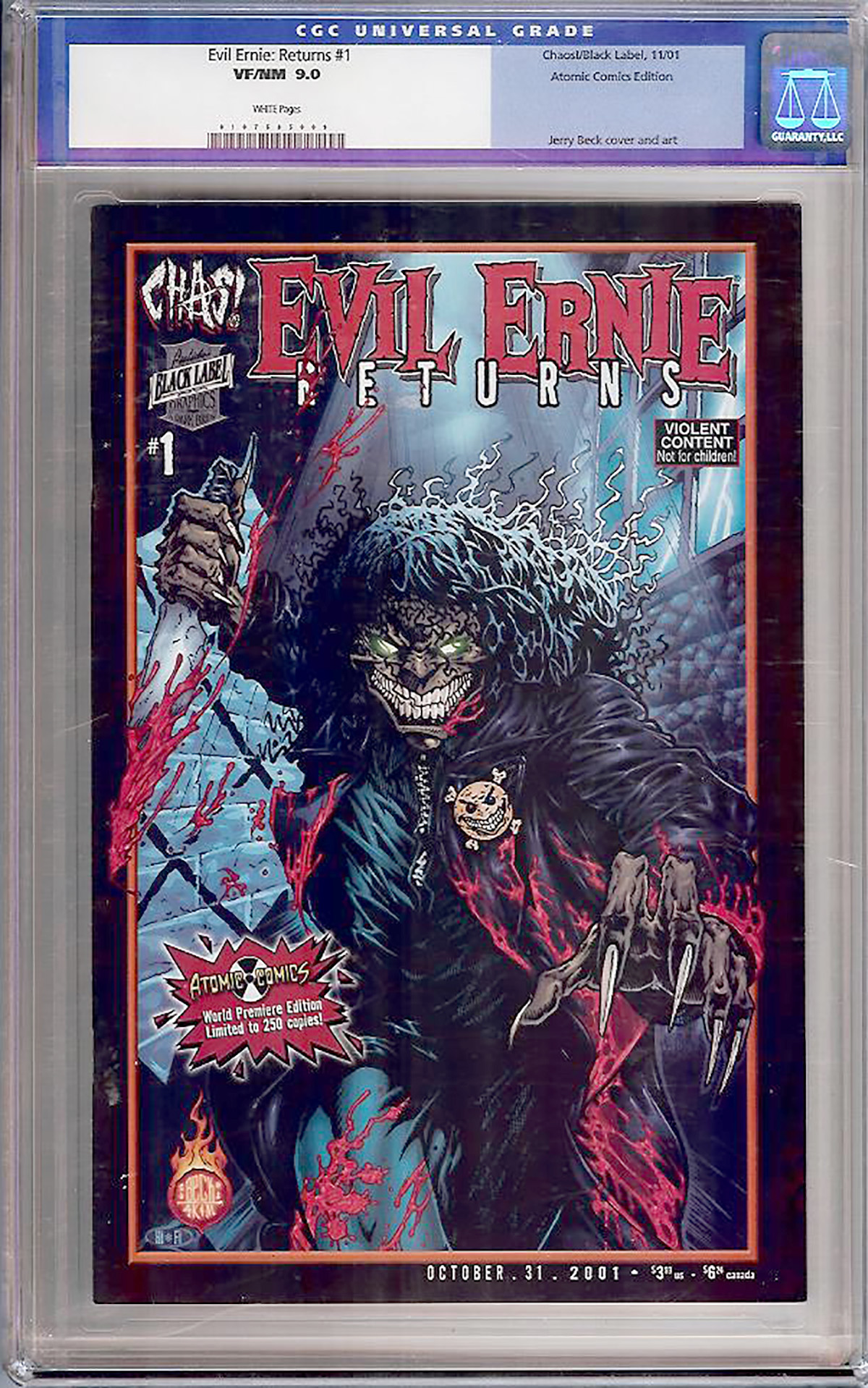 Evil Ernie: Returns #1 CGC 9.0 w