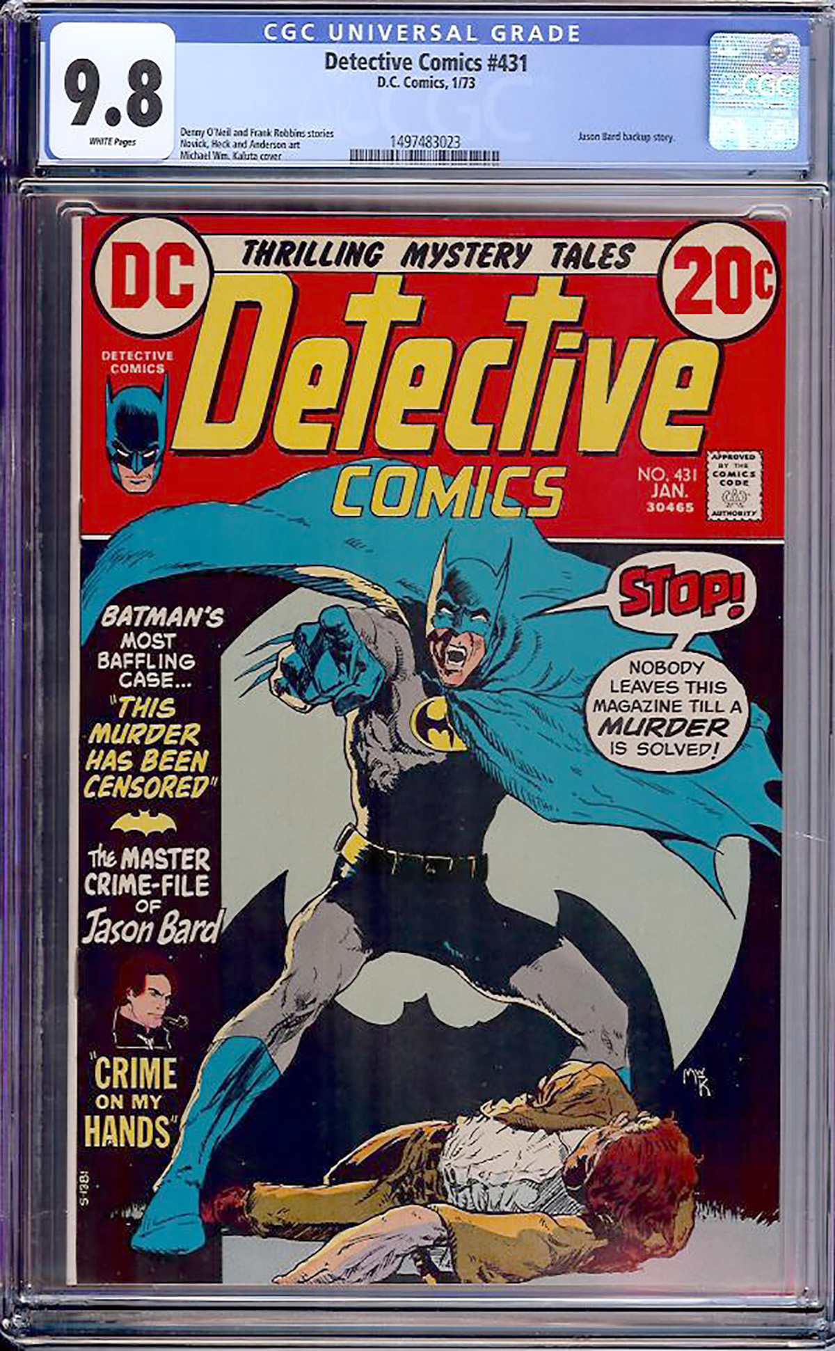 Detective Comics #431 CGC 9.8 w