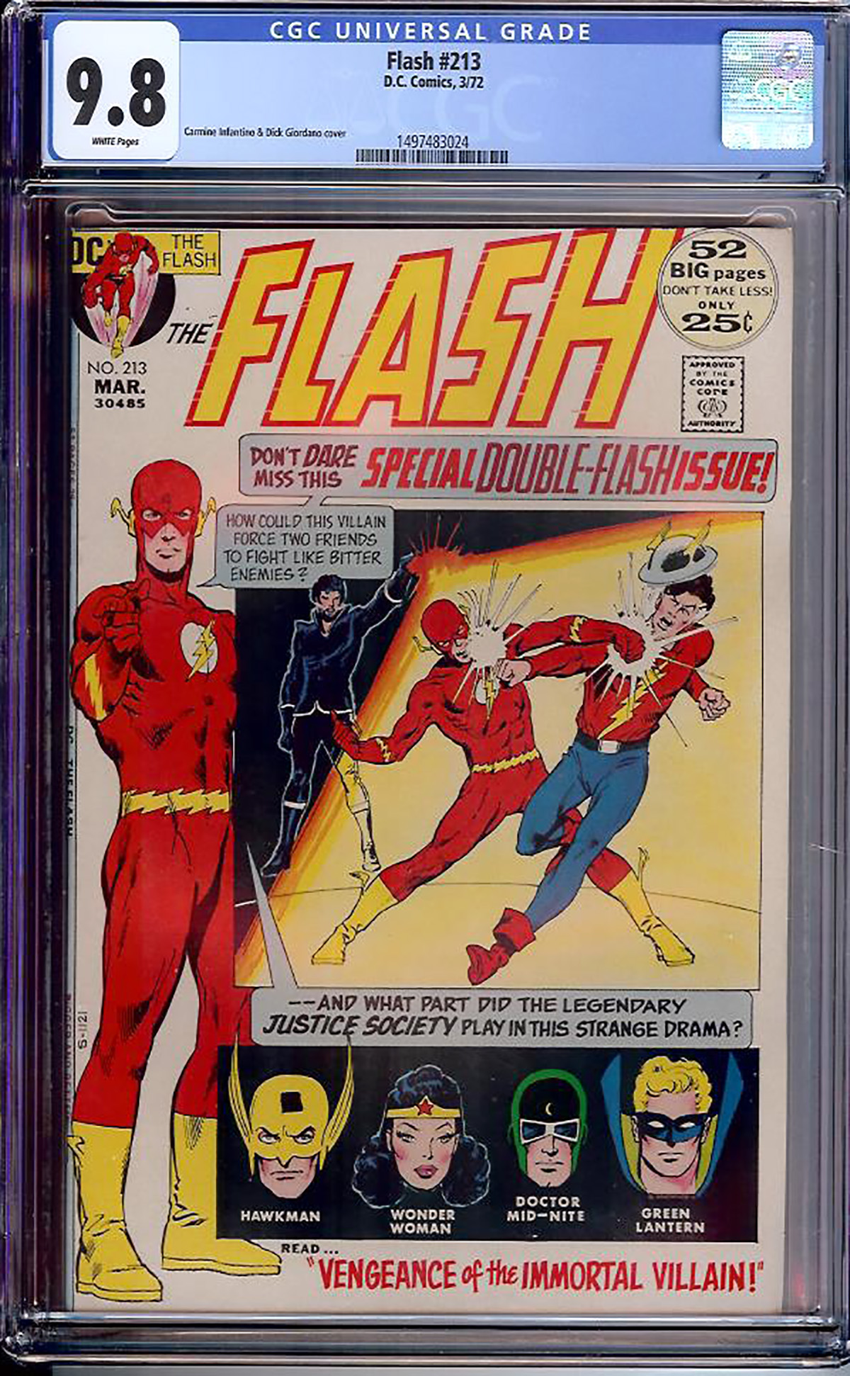 Flash #213 CGC 9.8 w