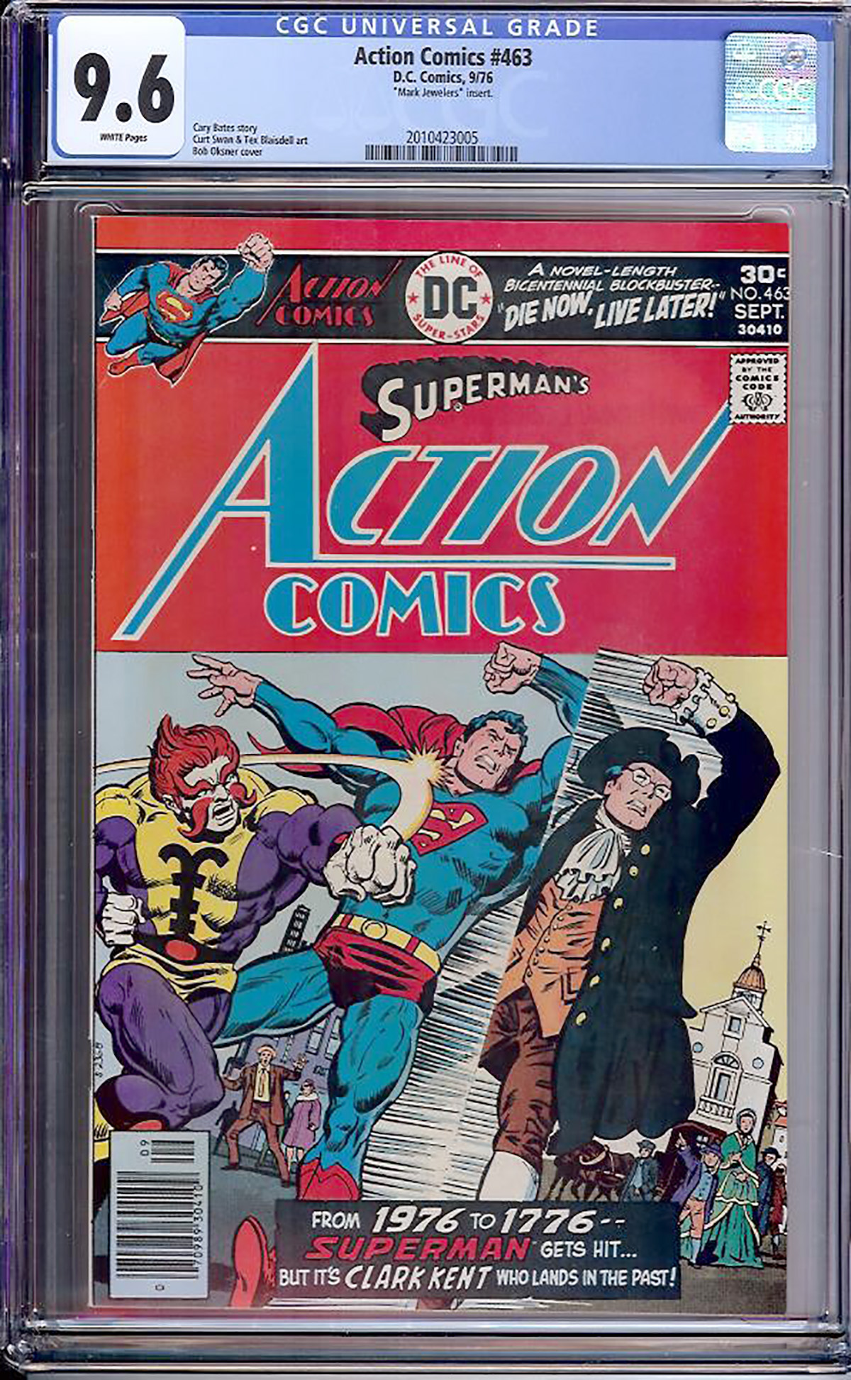 Action Comics #463 CGC 9.6 w