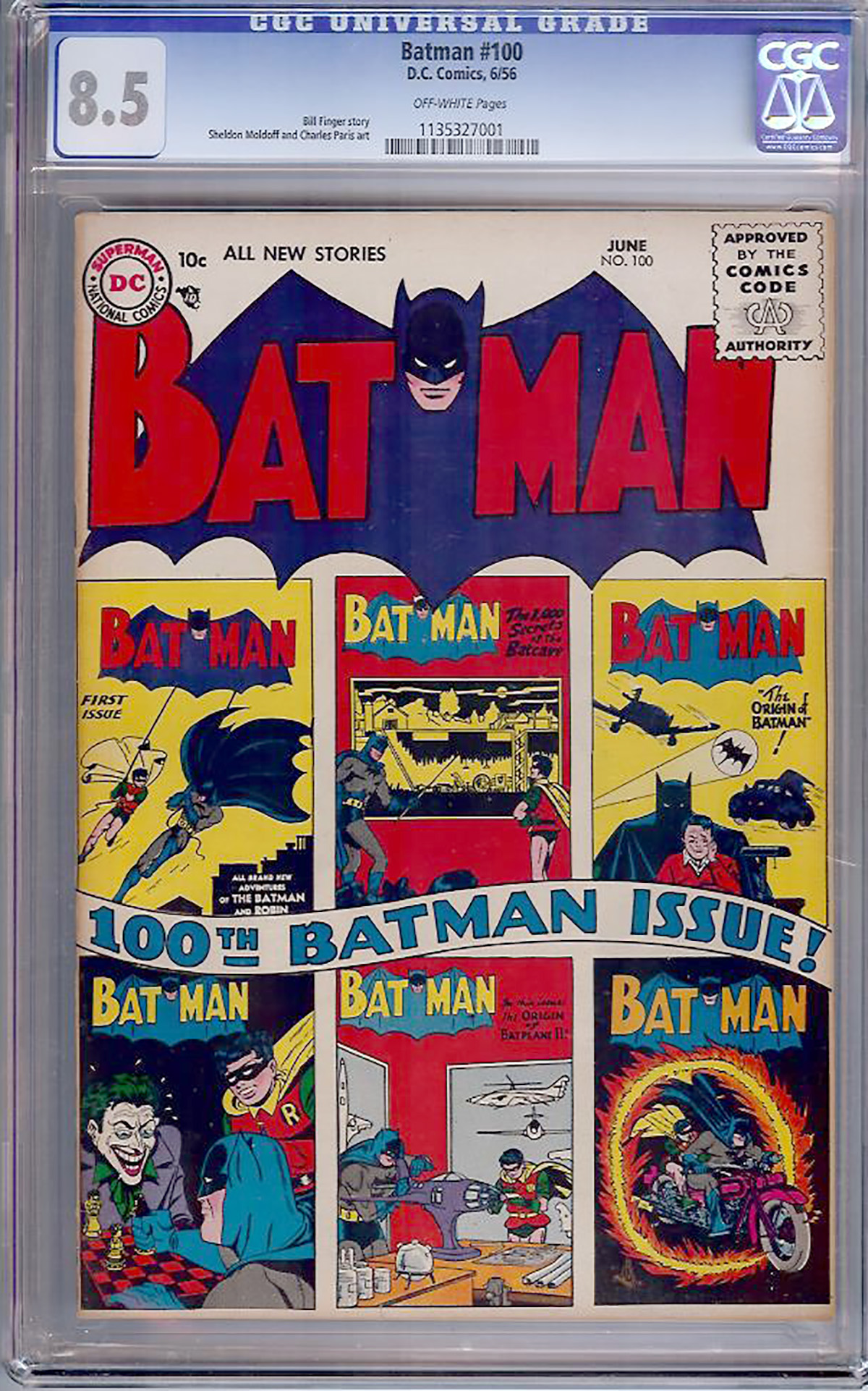 Batman #100 CGC 8.5 ow