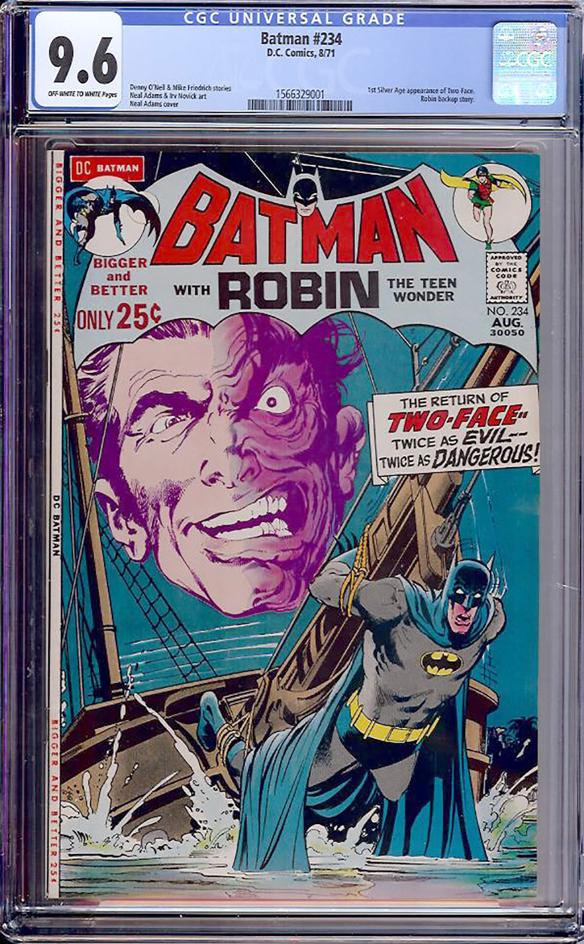 Batman #234 CGC 9.6 ow/w