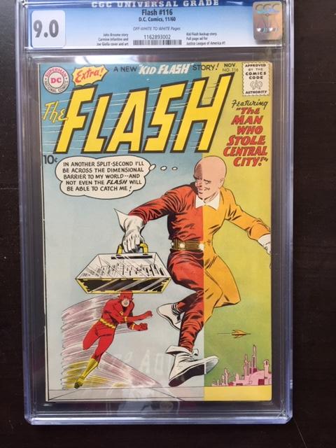 Flash #116 CGC 9.0 ow/w