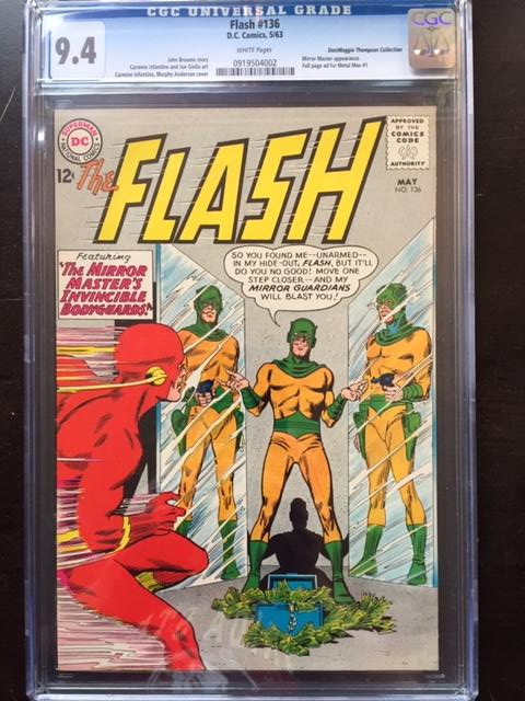 Flash #136 CGC 9.4 ow/w