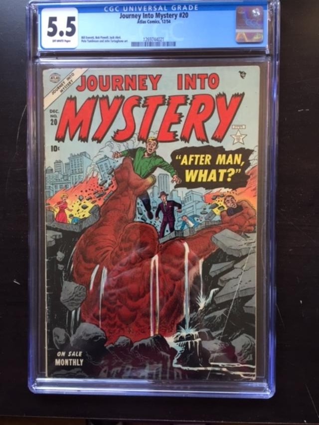Journey Into Mystery #20 CGC 5.5 ow
