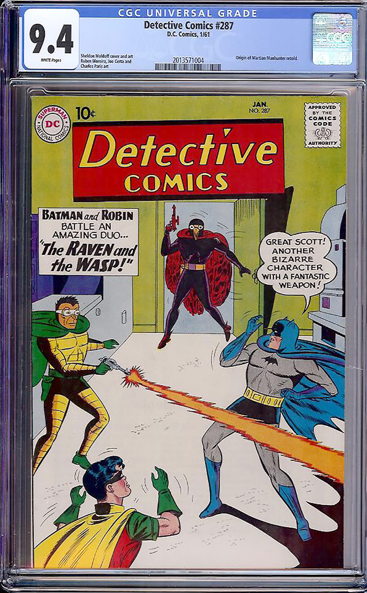 Detective Comics #287 CGC 9.4 w