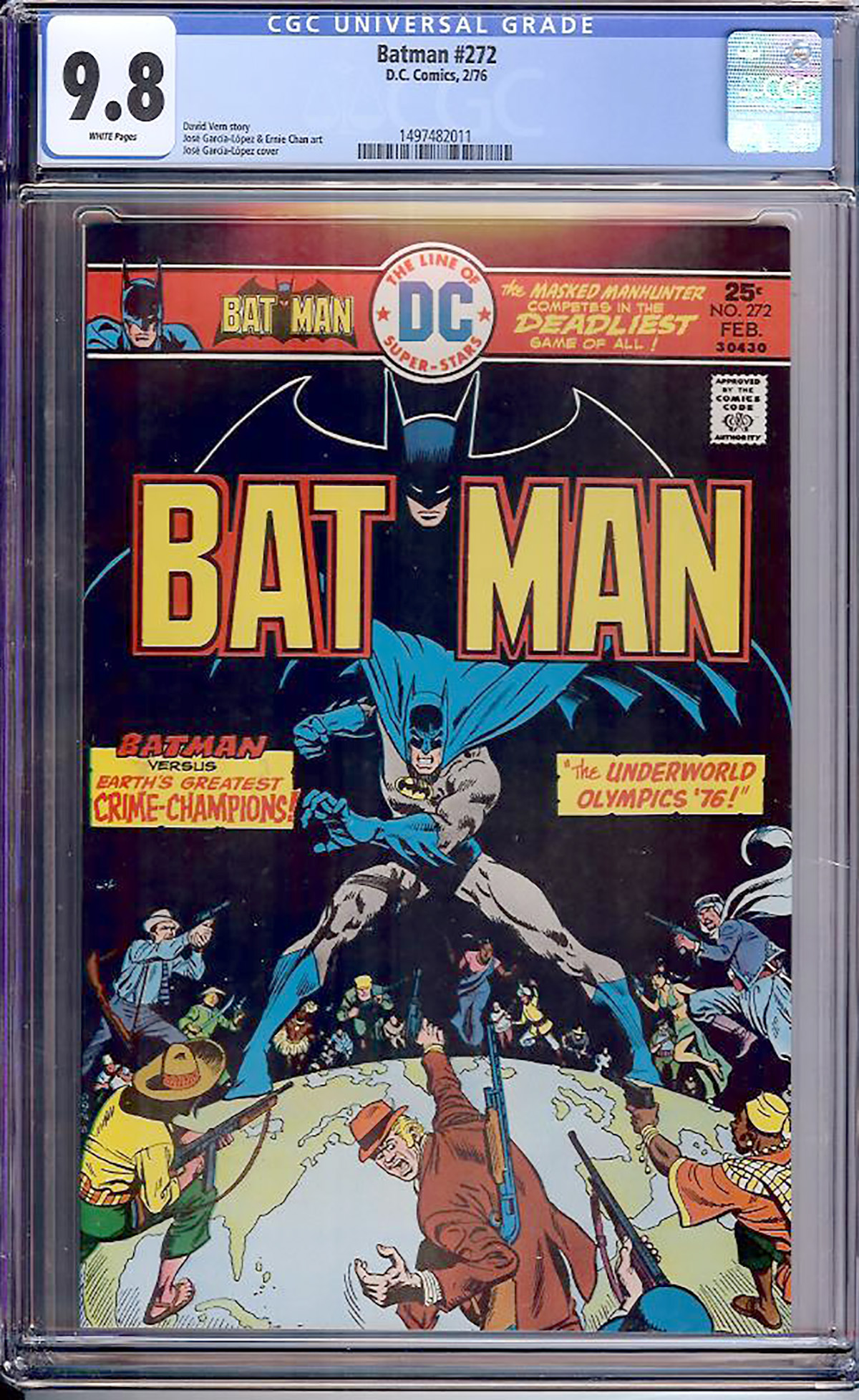 Batman #272 CGC 9.8 w