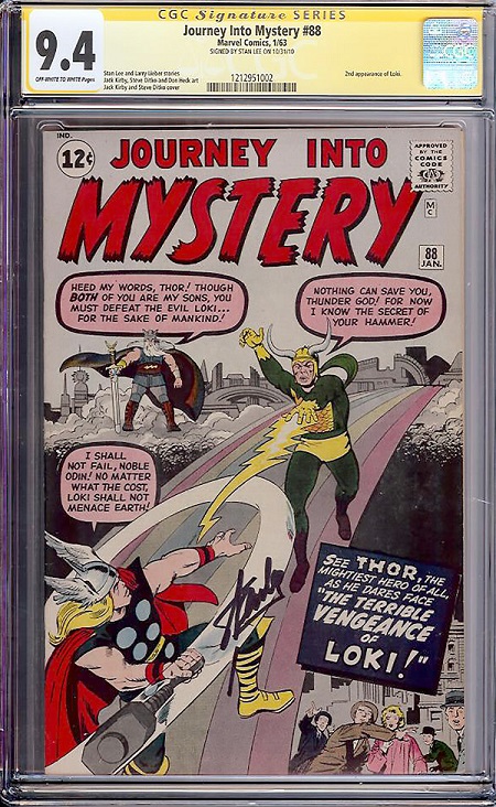 Journey Into Mystery #88 CGC 9.4 ow/w