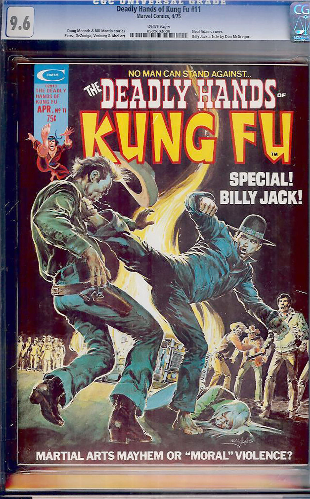 Deadly Hands of Kung Fu #11 CGC 9.6 w