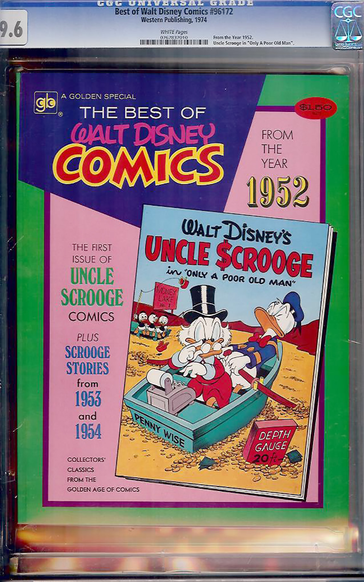 Best of Walt Disney Comics #96172 CGC 9.6 w