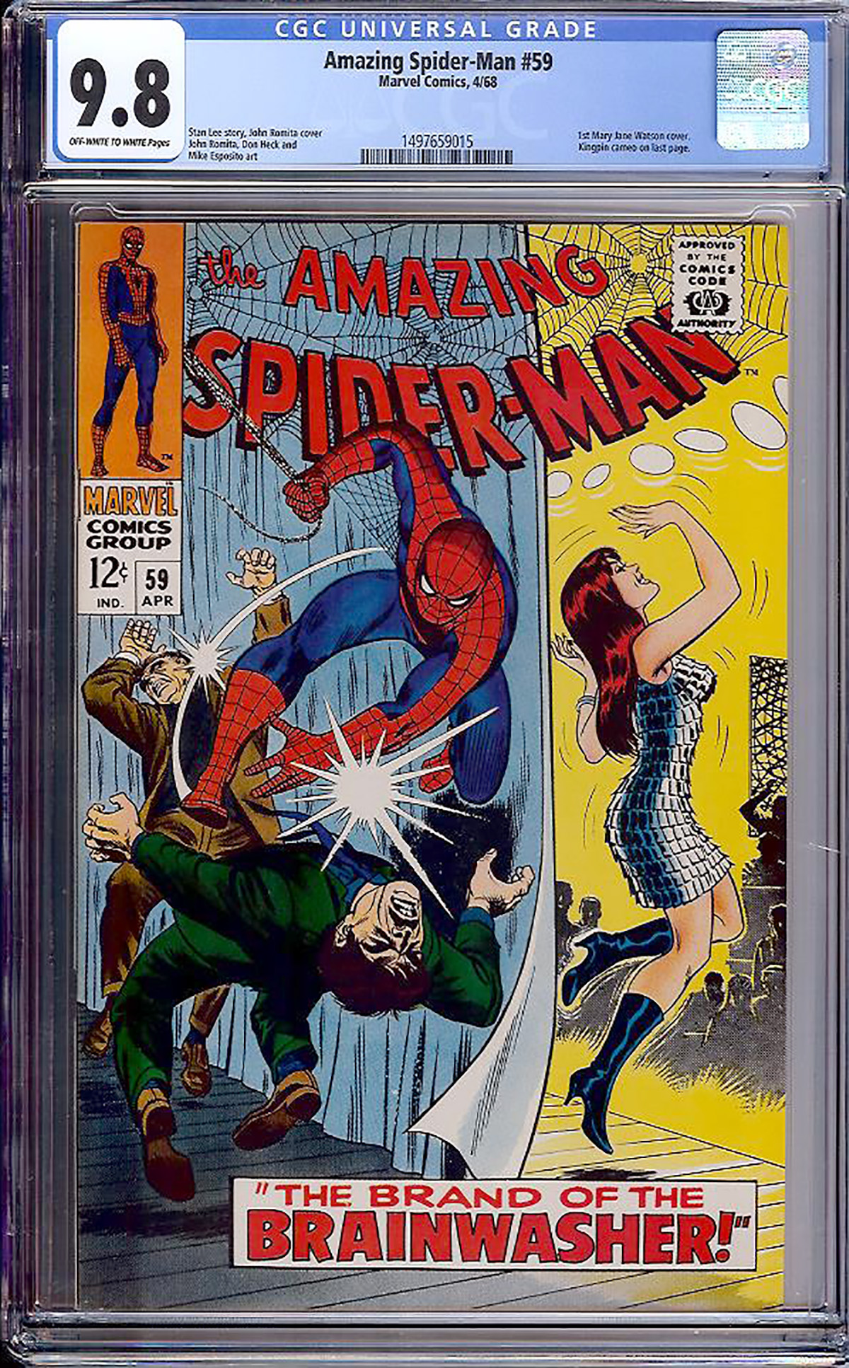 Amazing Spider-Man #59 CGC 9.8 ow/w