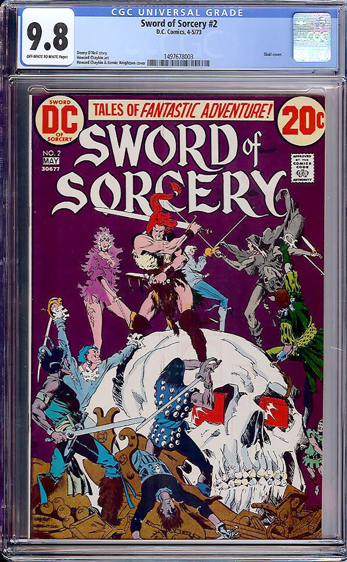 Sword of Sorcery #2 CGC 9.8 ow/w