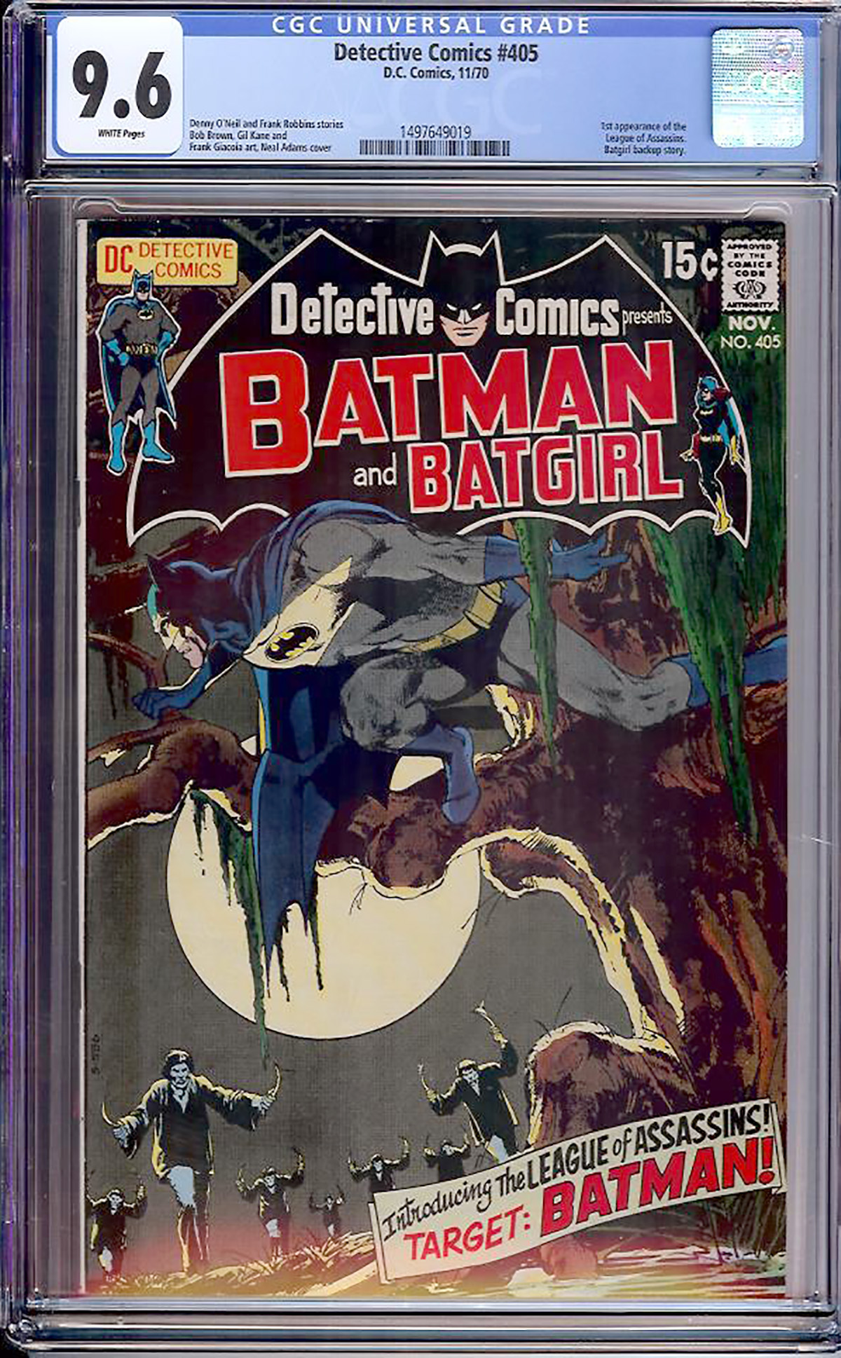 Detective Comics #405 CGC 9.6 w
