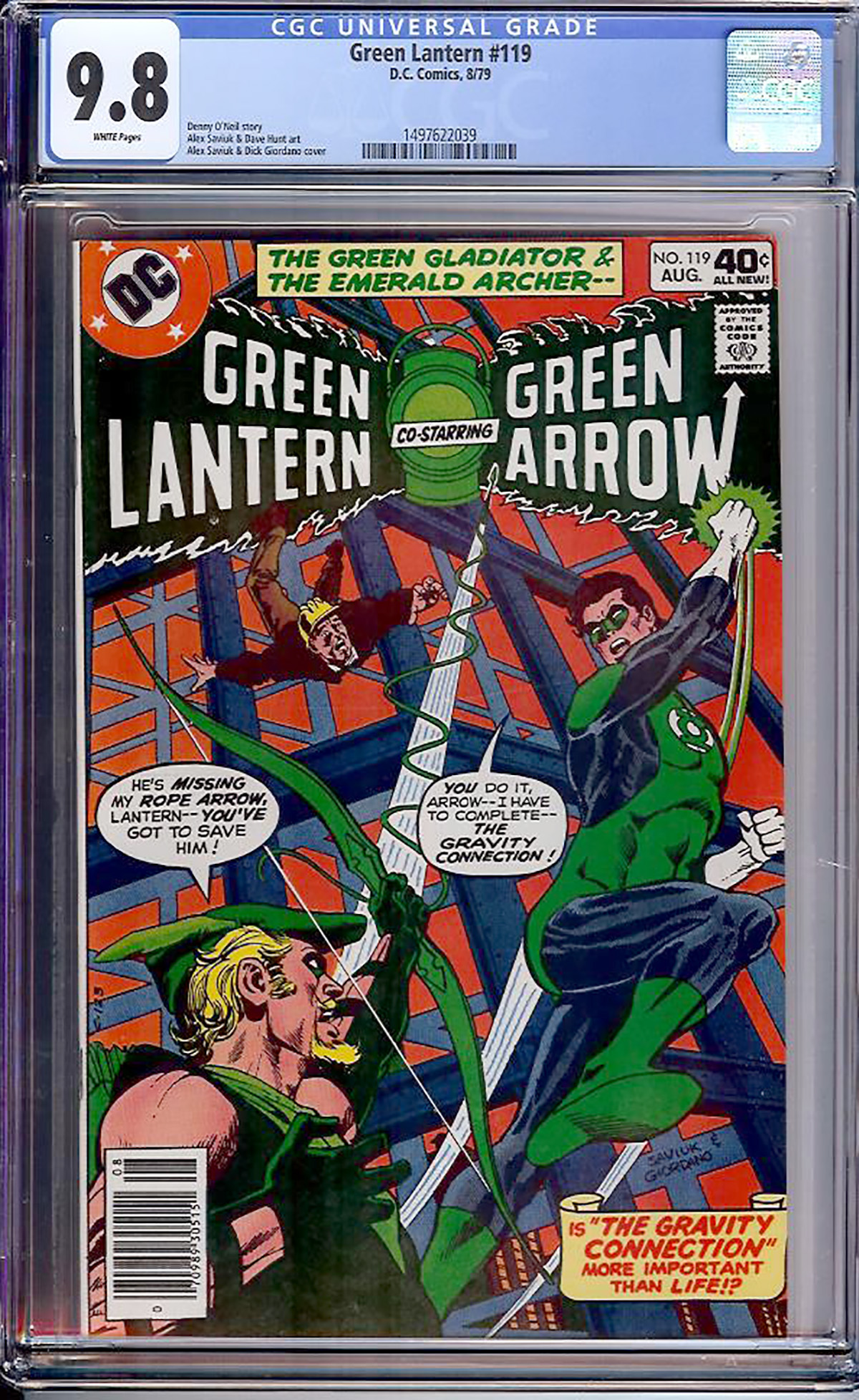 Green Lantern #119 CGC 9.8 w
