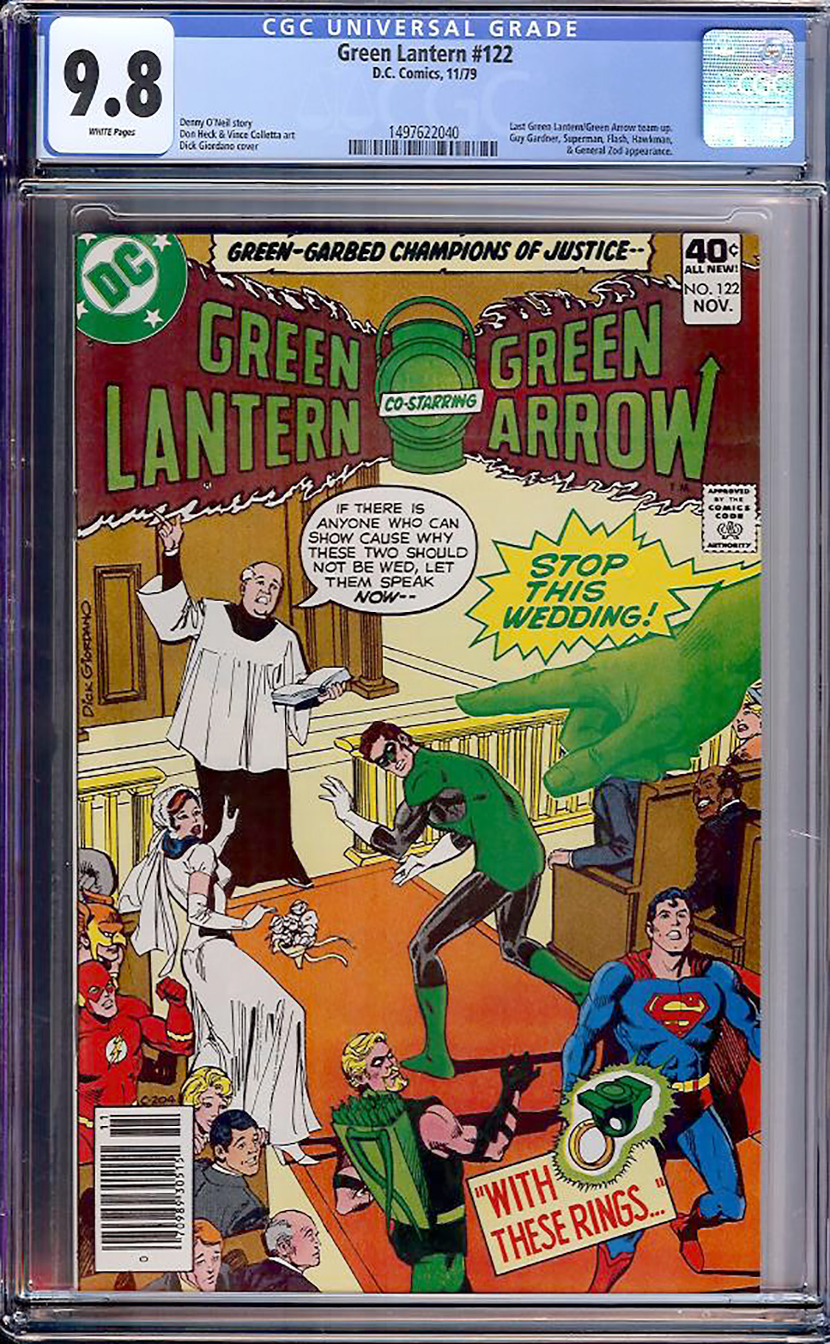 Green Lantern #122 CGC 9.8 w