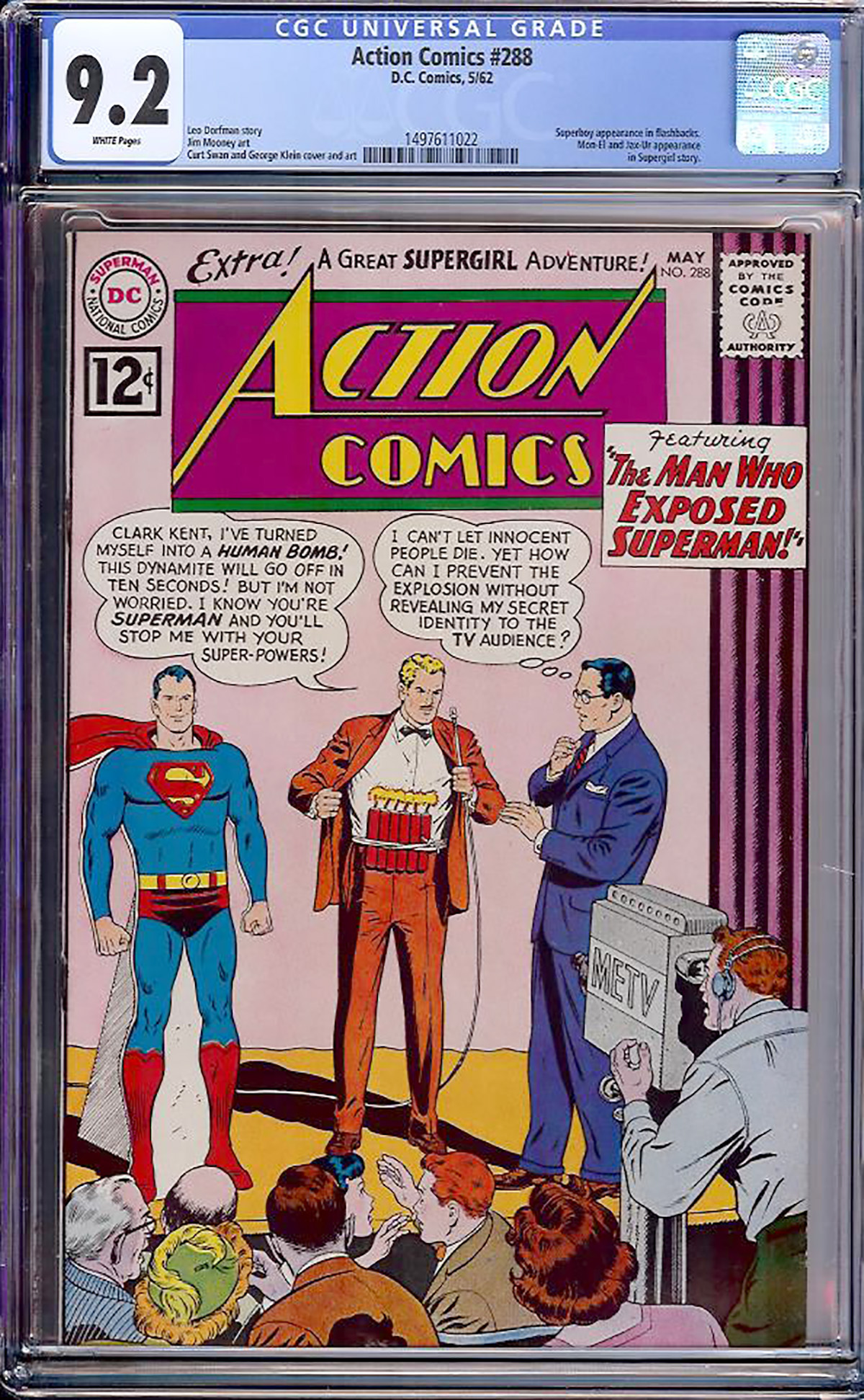 Action Comics #288 CGC 9.2 w