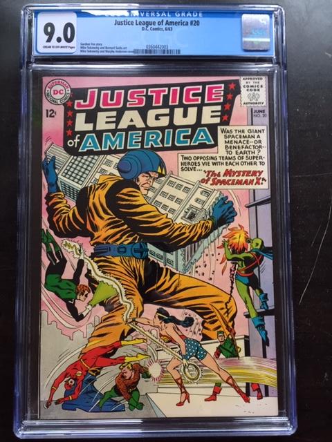 Justice League of America #20 CGC 9.0 cr/ow