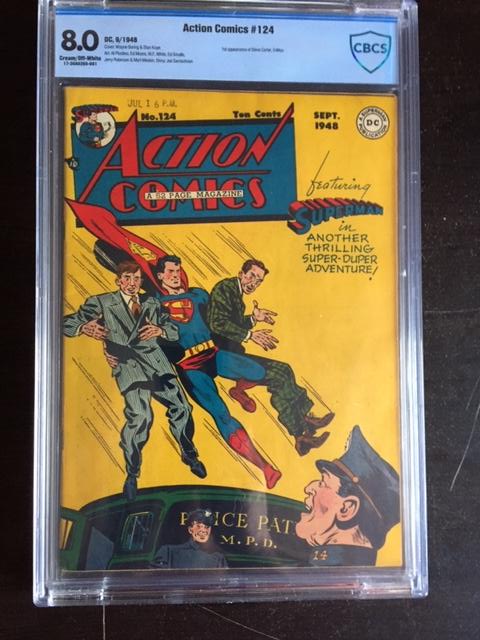 Action Comics #124 CBCS 8.0 cr/ow