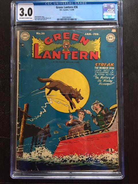 Green Lantern #36 CGC 3.0 ow/w