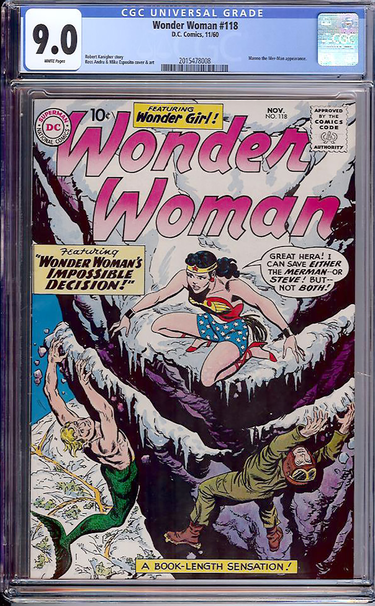Wonder Woman #118 CGC 9.0 w