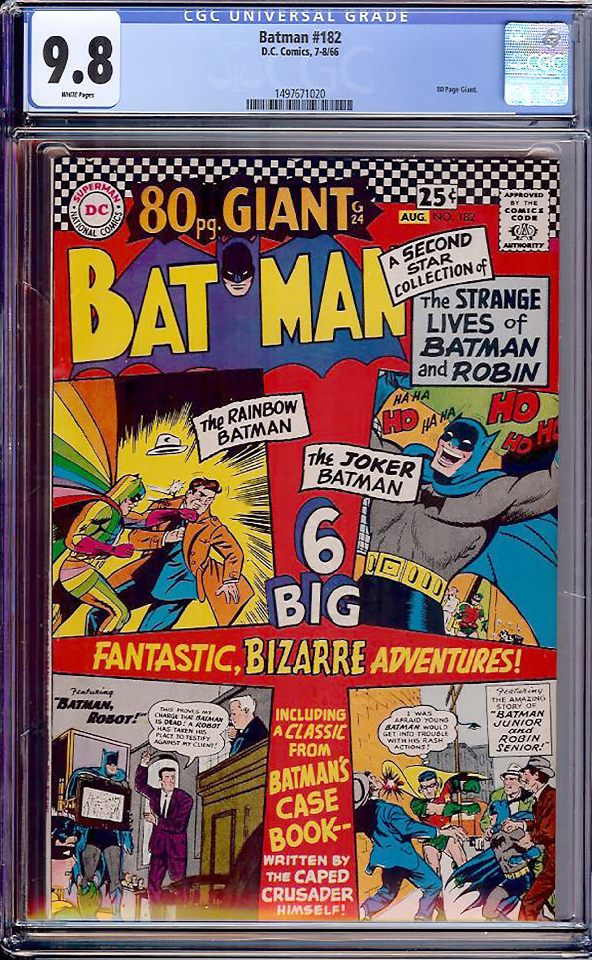 Batman #182 CGC 9.8 w