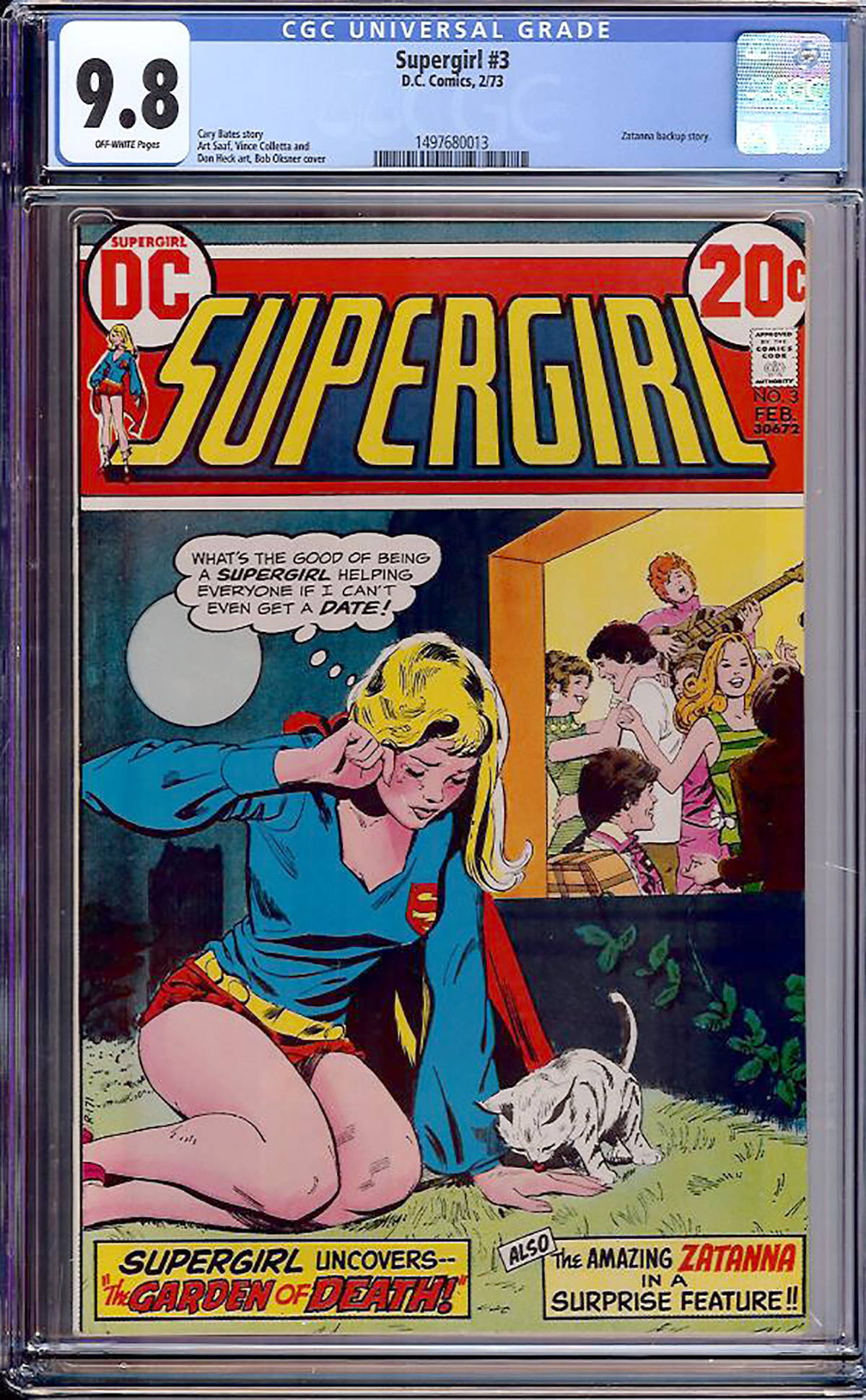 Supergirl #3 CGC 9.8 ow