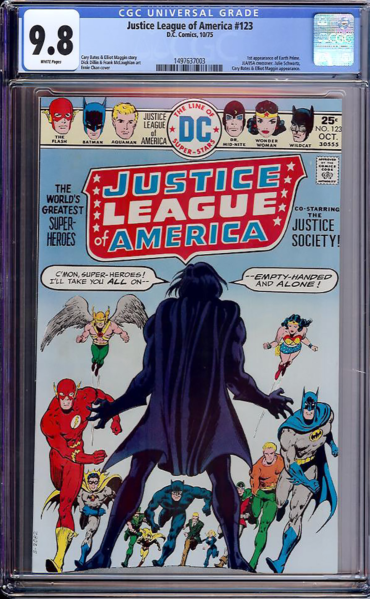 Justice League of America #123 CGC 9.8 w