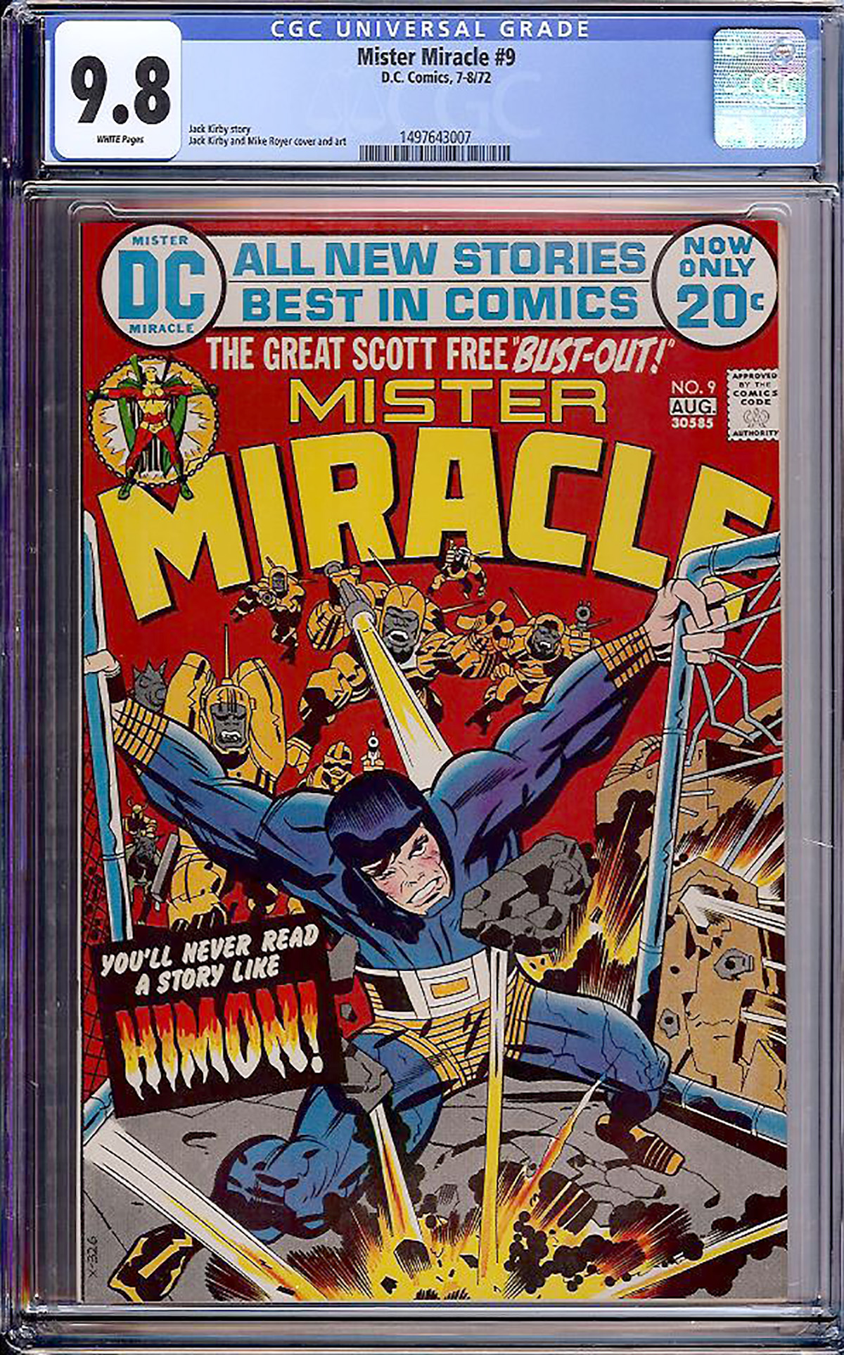Mister Miracle #9 CGC 9.8 w