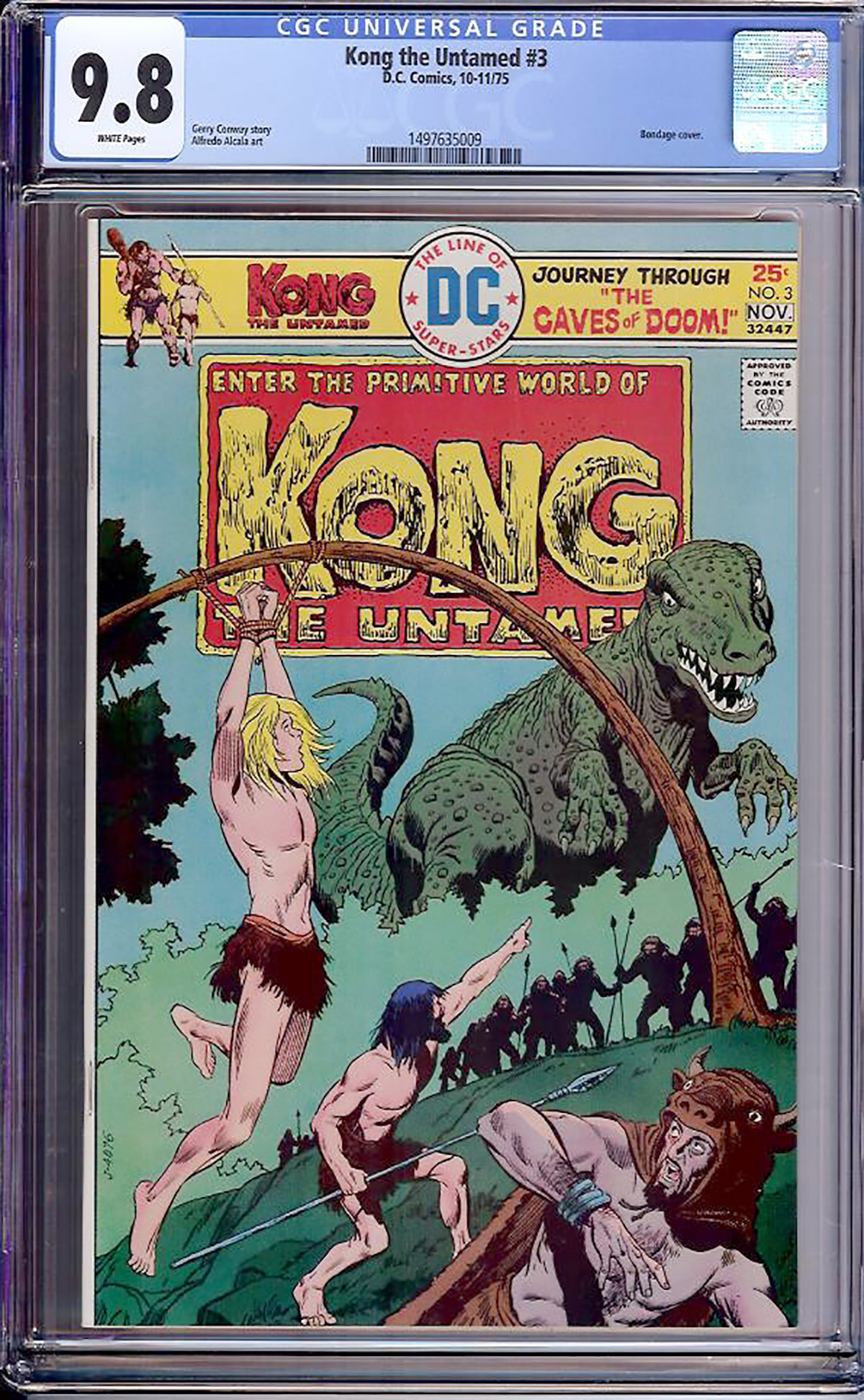 Kong the Untamed #3 CGC 9.8 w
