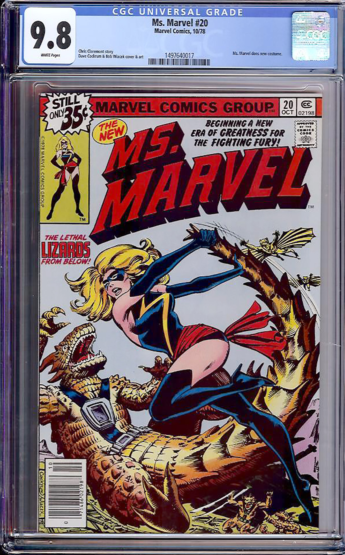 Ms. Marvel #20 CGC 9.8 w