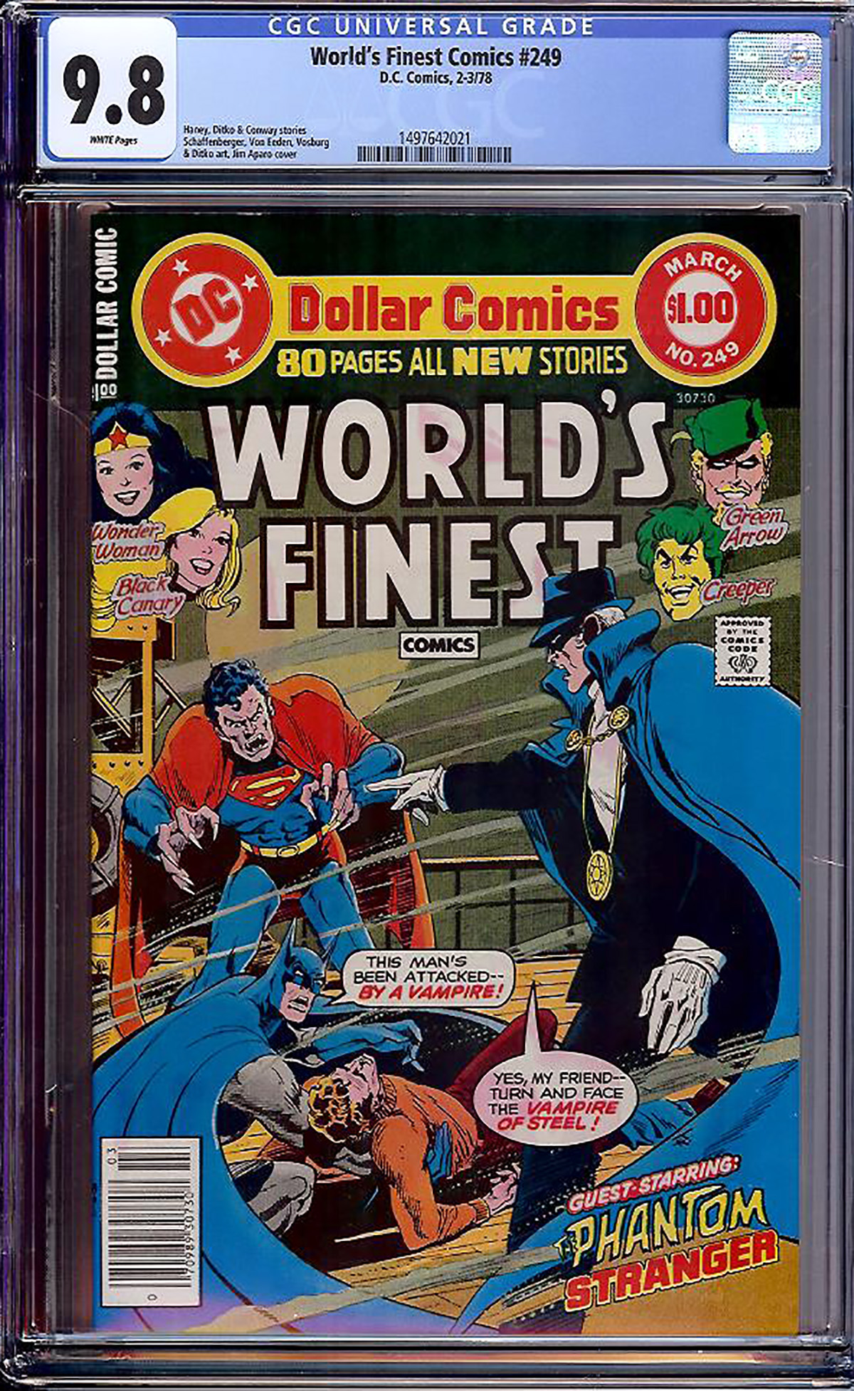 World's Finest Comics #249 CGC 9.8 w