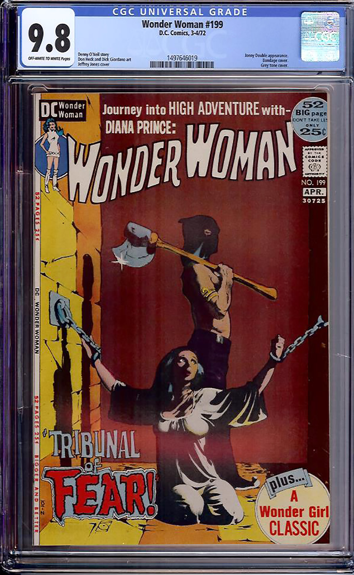 Wonder Woman #199 CGC 9.8 ow/w
