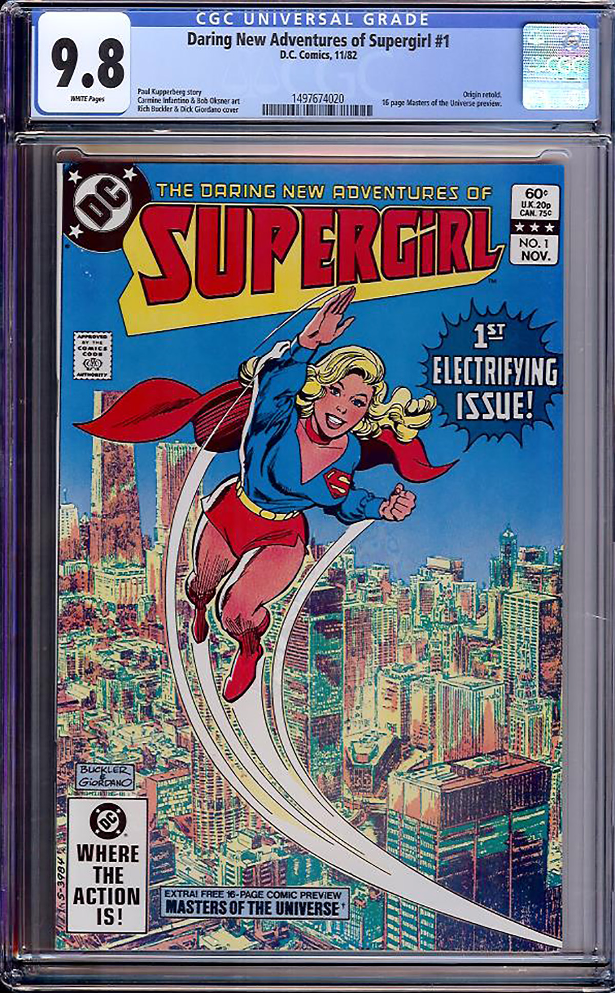 Daring New Adventures of Supergirl #1 CGC 9.8 w