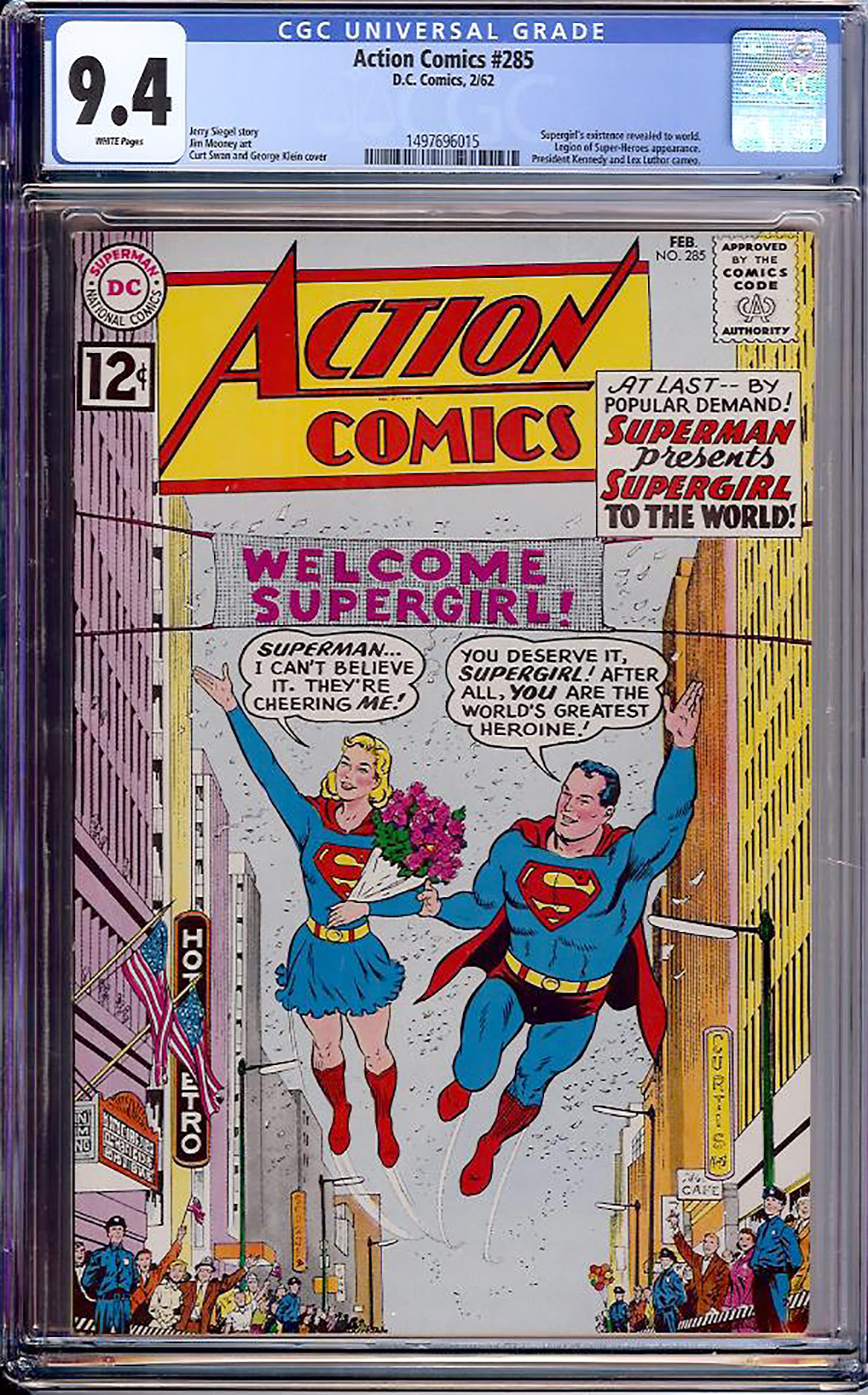 Action Comics #285 CGC 9.4 w