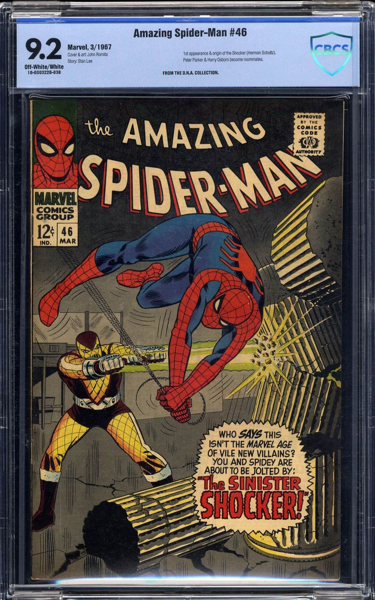 Amazing Spider-Man #46 CBCS 9.2 ow/w