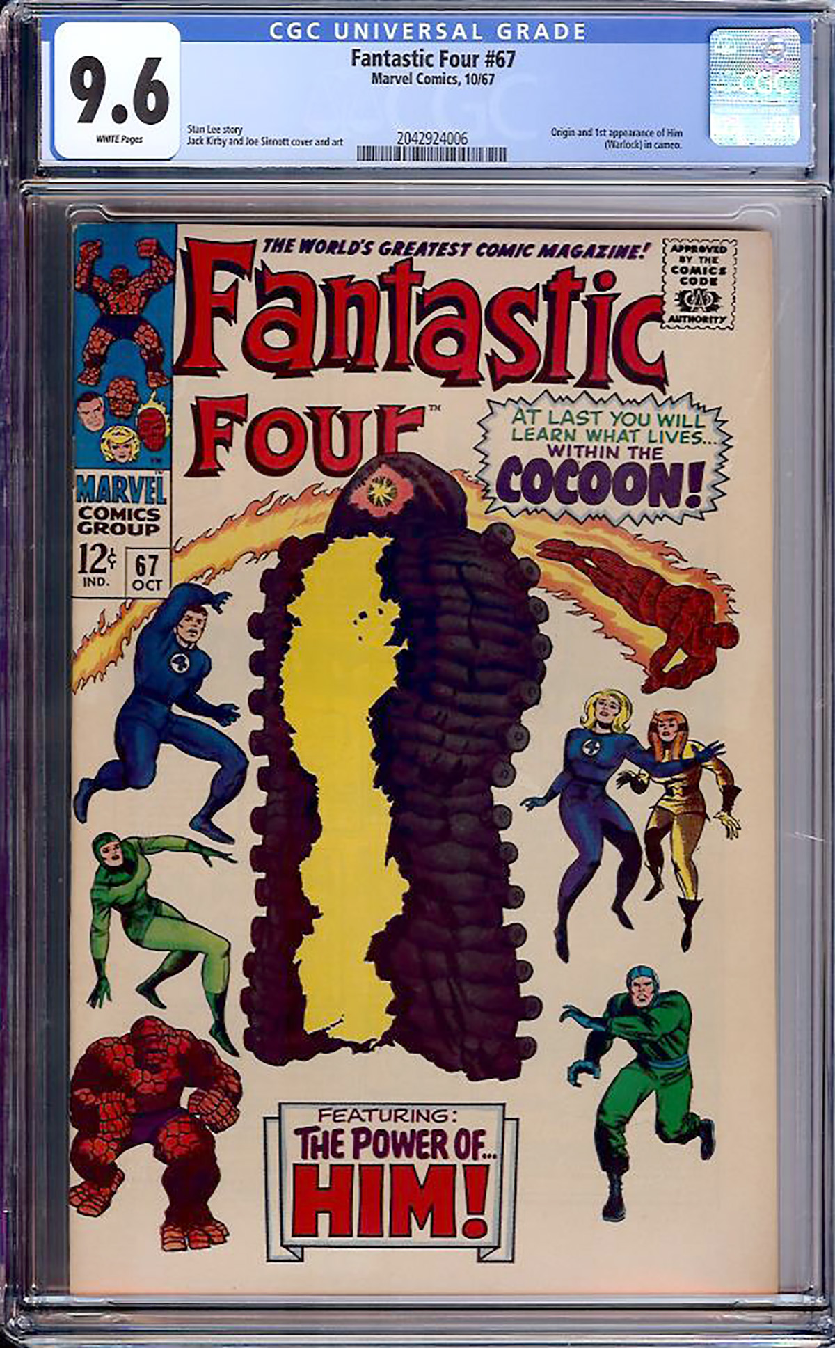 Fantastic Four #67 CGC 9.6 w