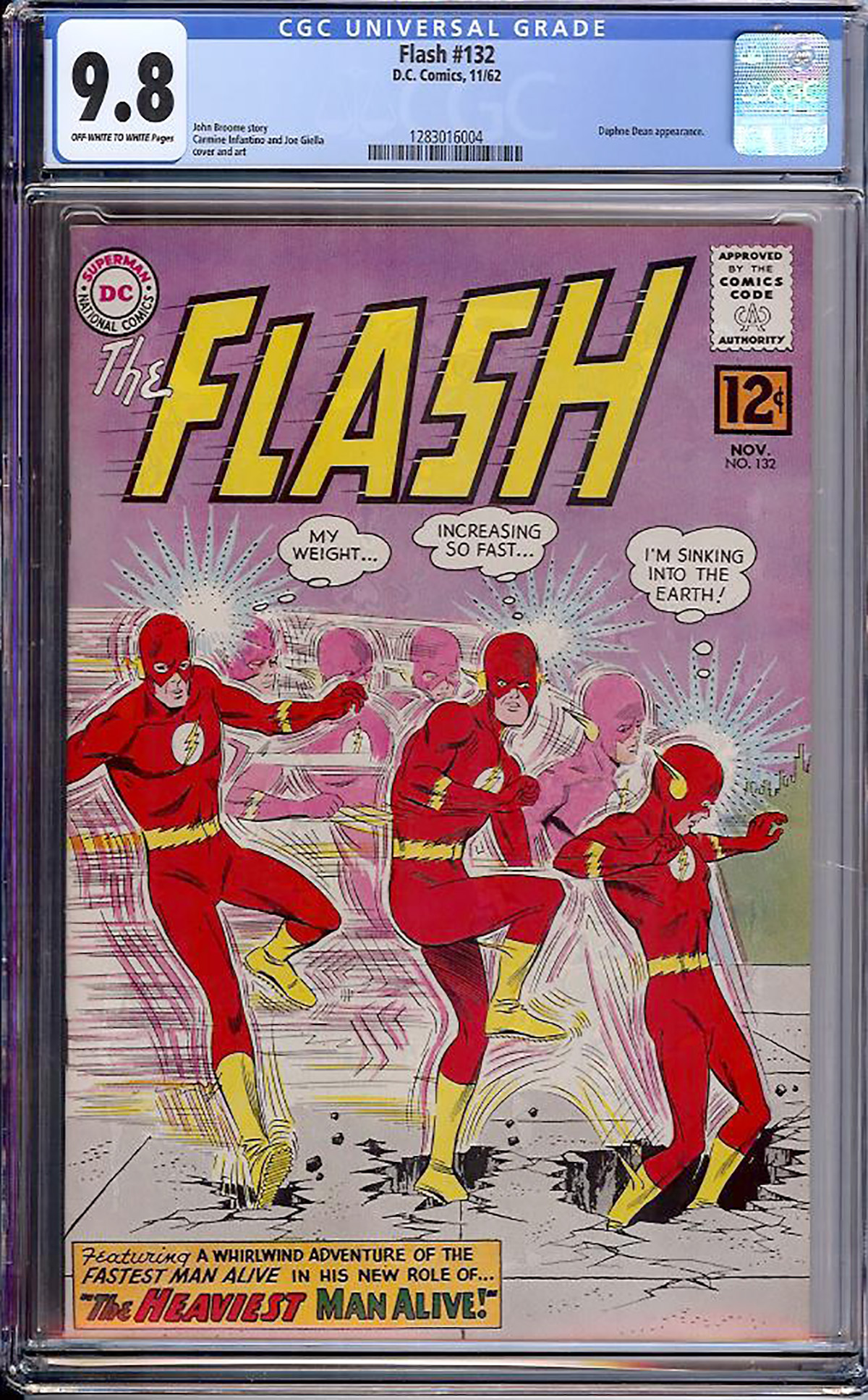 Flash #132 CGC 9.8 ow/w