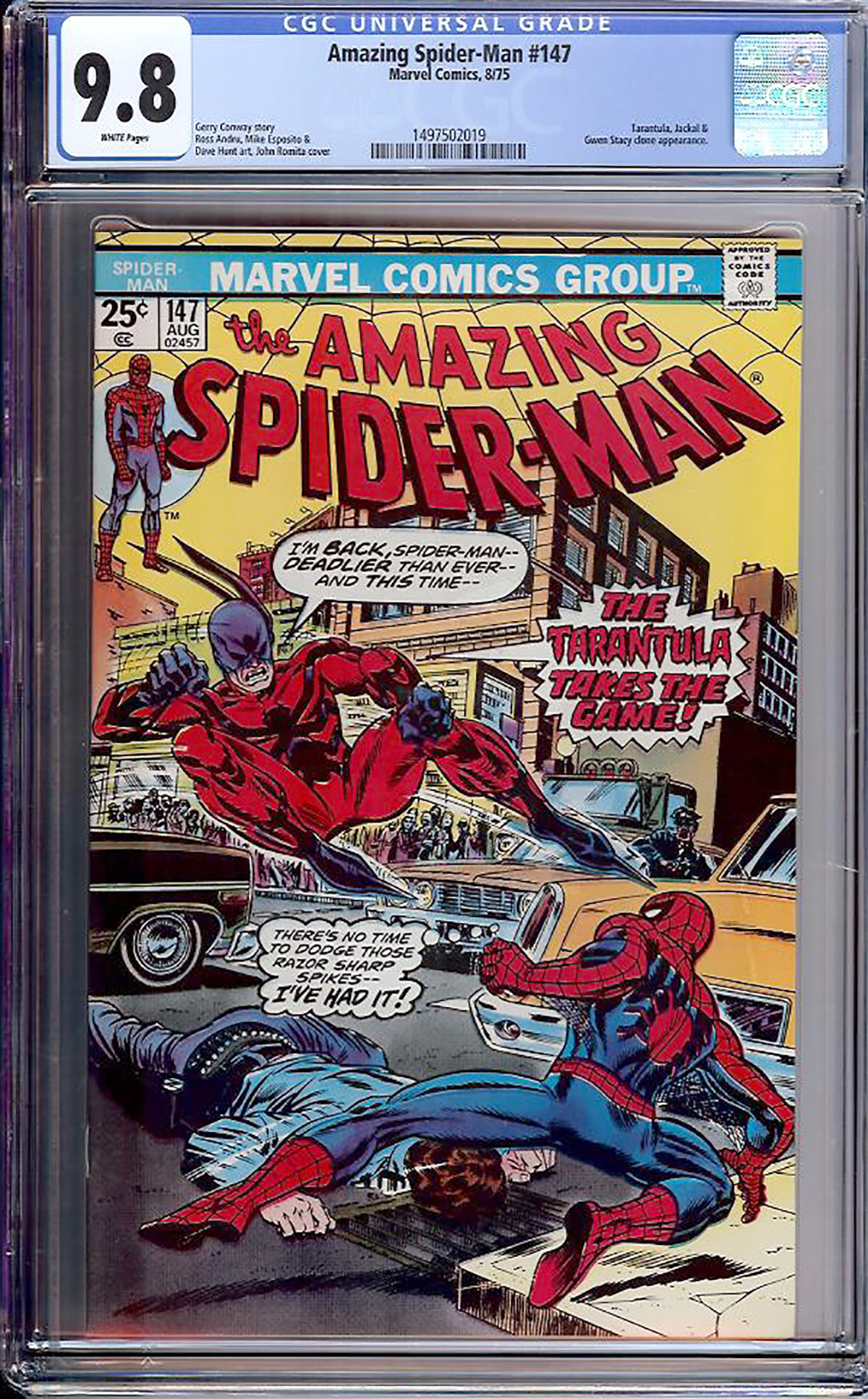 Amazing Spider-Man #147 CGC 9.8 w