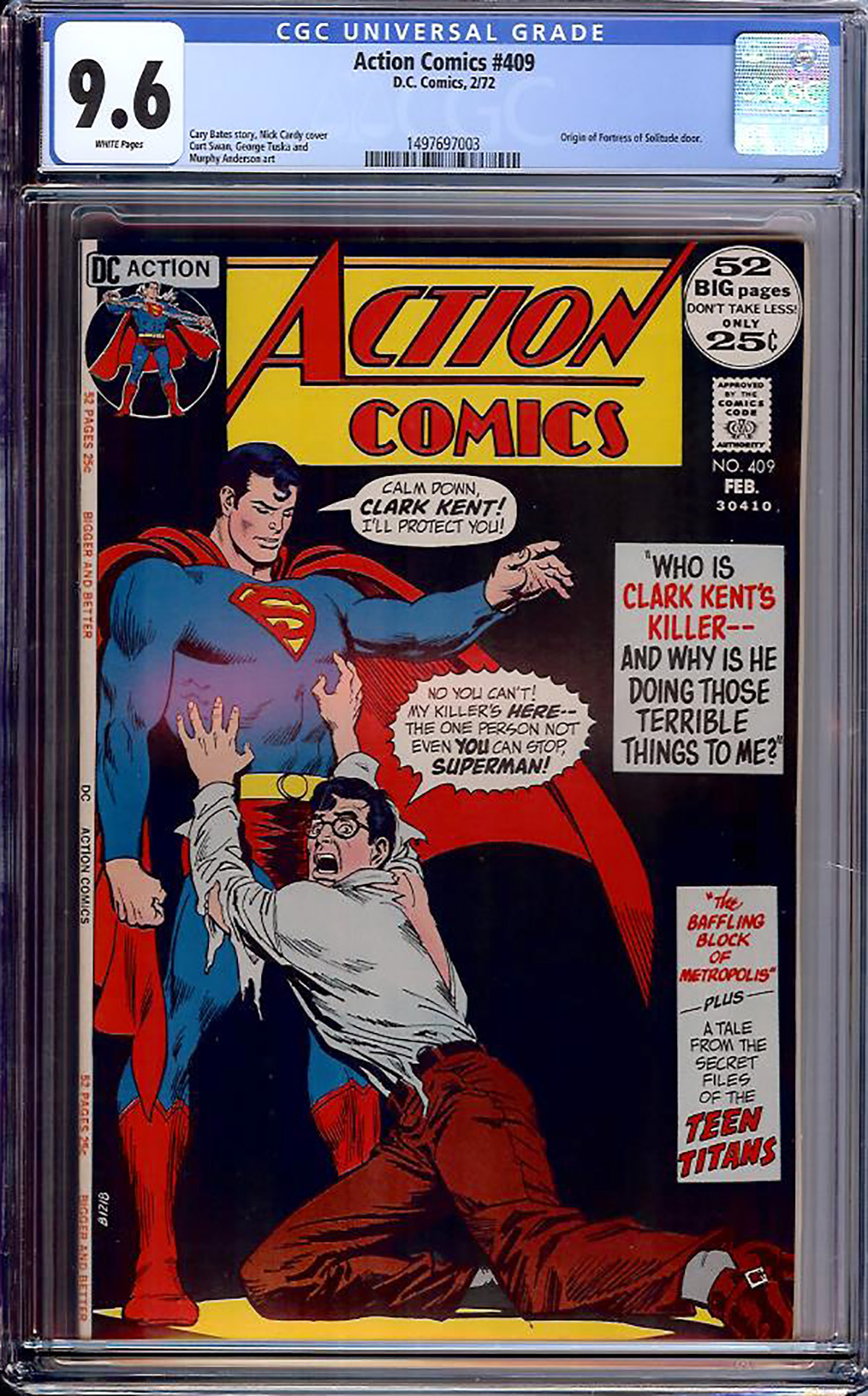 Action Comics #409 CGC 9.6 w