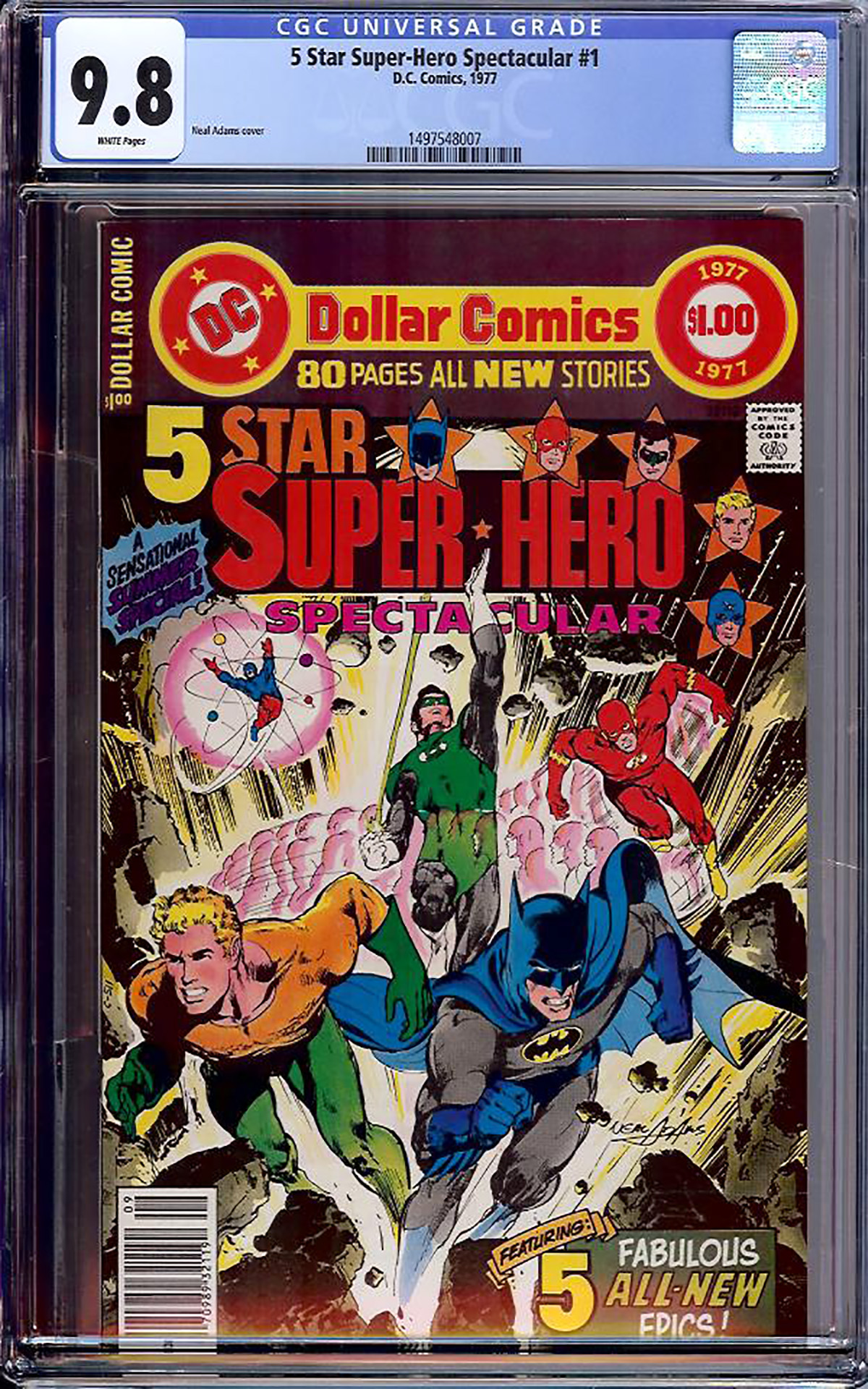 5 Star Super-Hero Spectacular #1 CGC 9.8 w