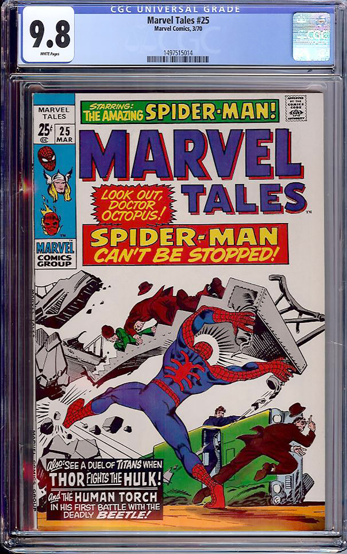 Marvel Tales #25 CGC 9.8 w