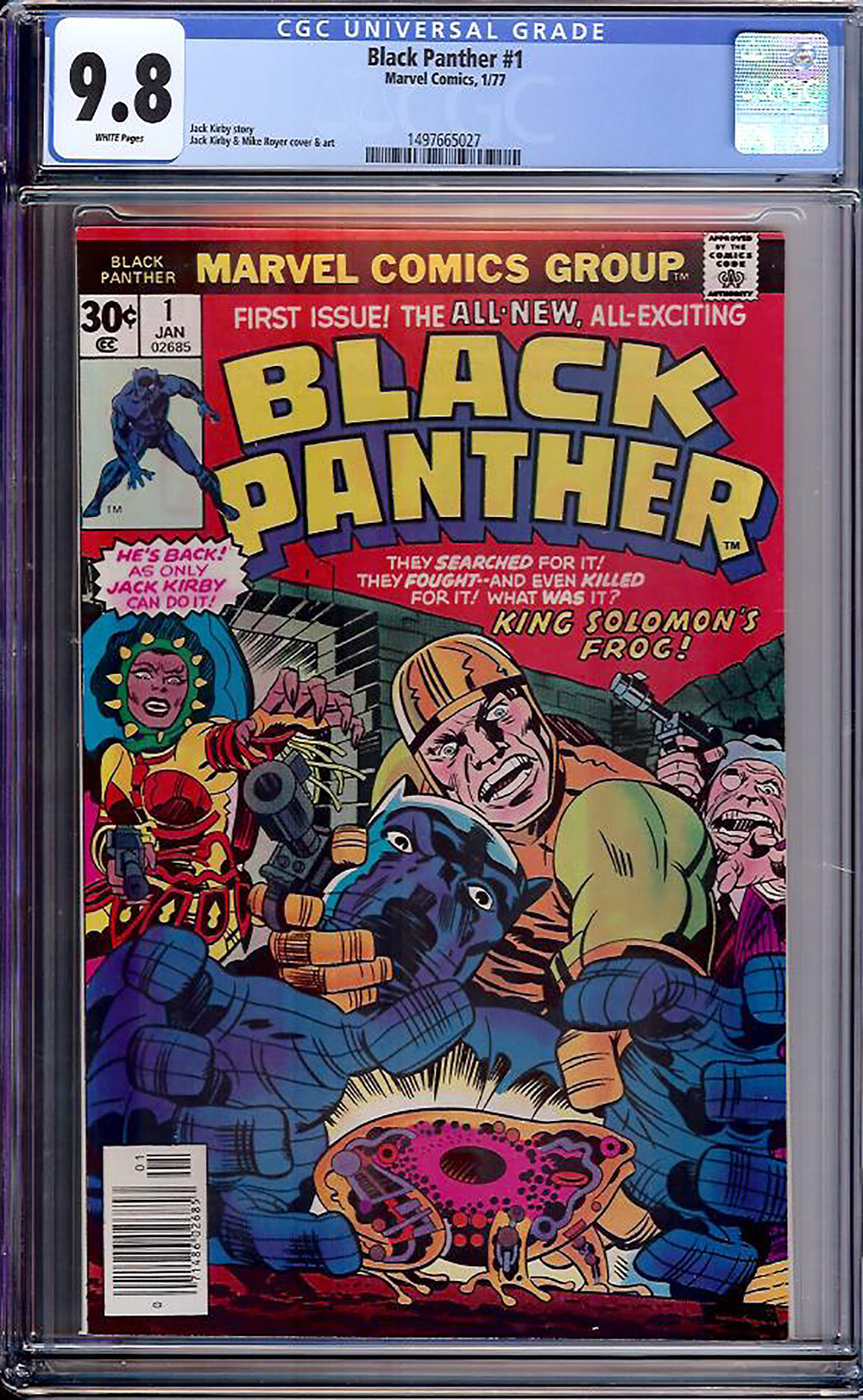 Black Panther #1 CGC 9.8 w