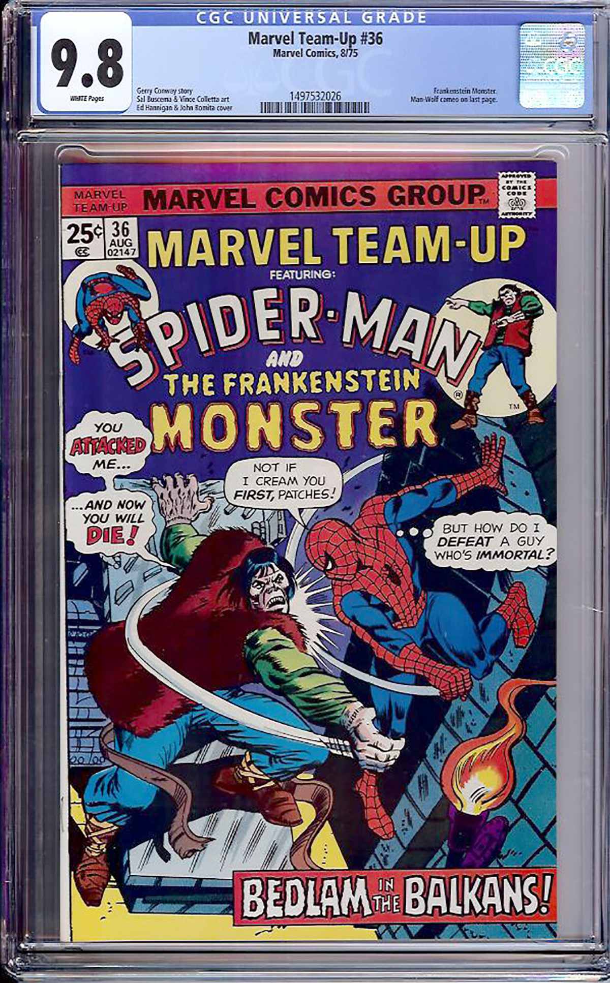 Marvel Team-Up #36 CGC 9.8 w