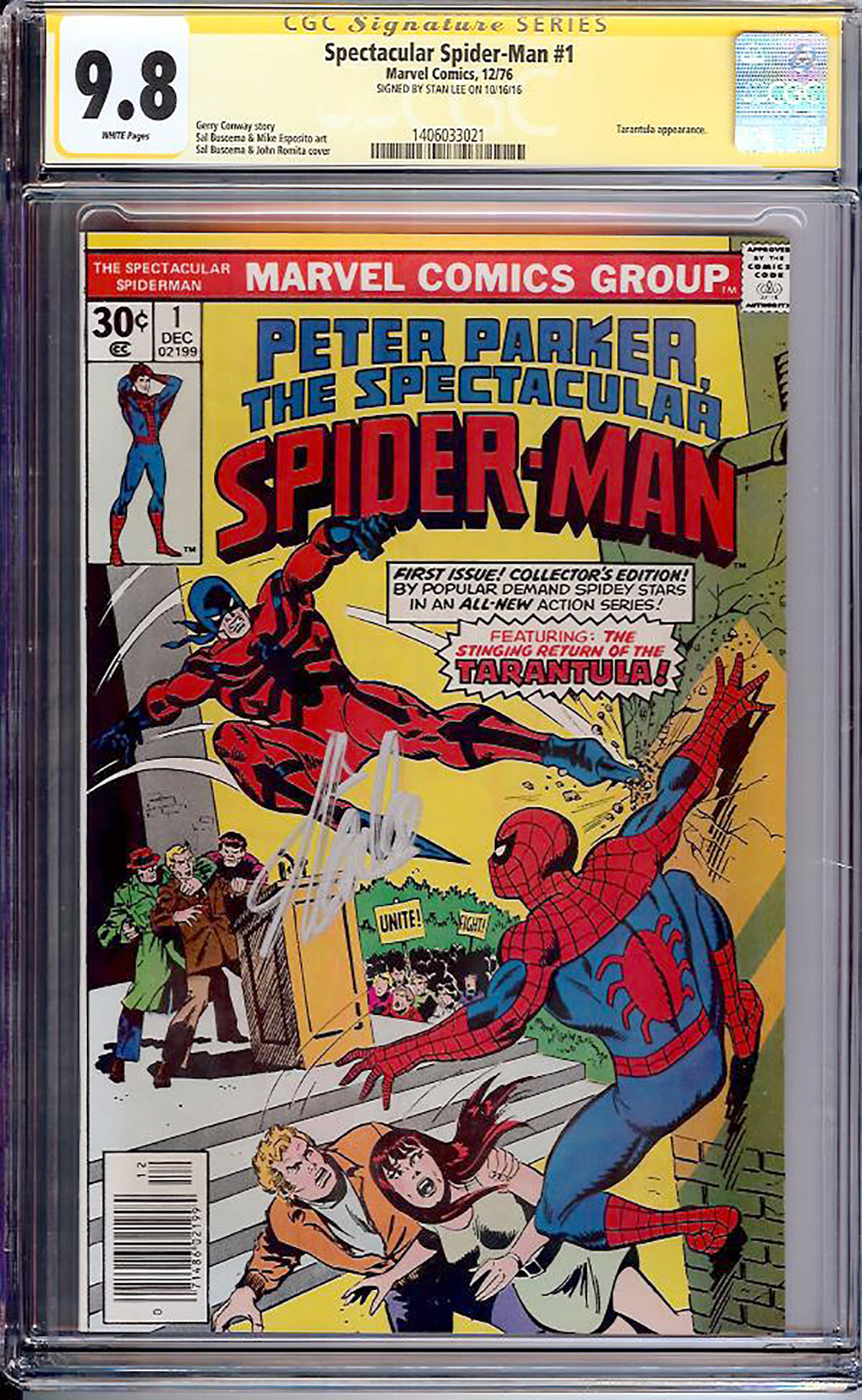 Spectacular Spider-Man #1 CGC 9.8 w CGC Signature SERIES