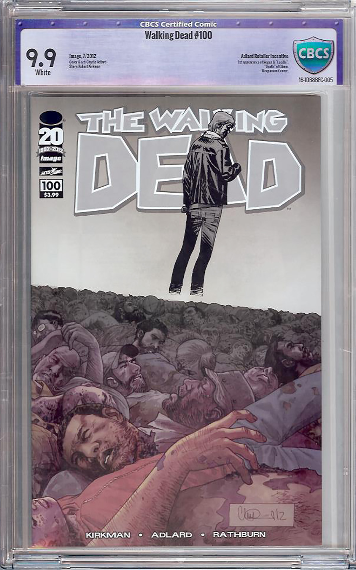 Walking Dead #100 CBCS 9.9 w