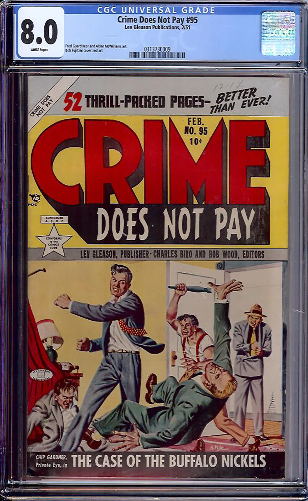 Crime Does Not Pay #95 CGC 8.0 w