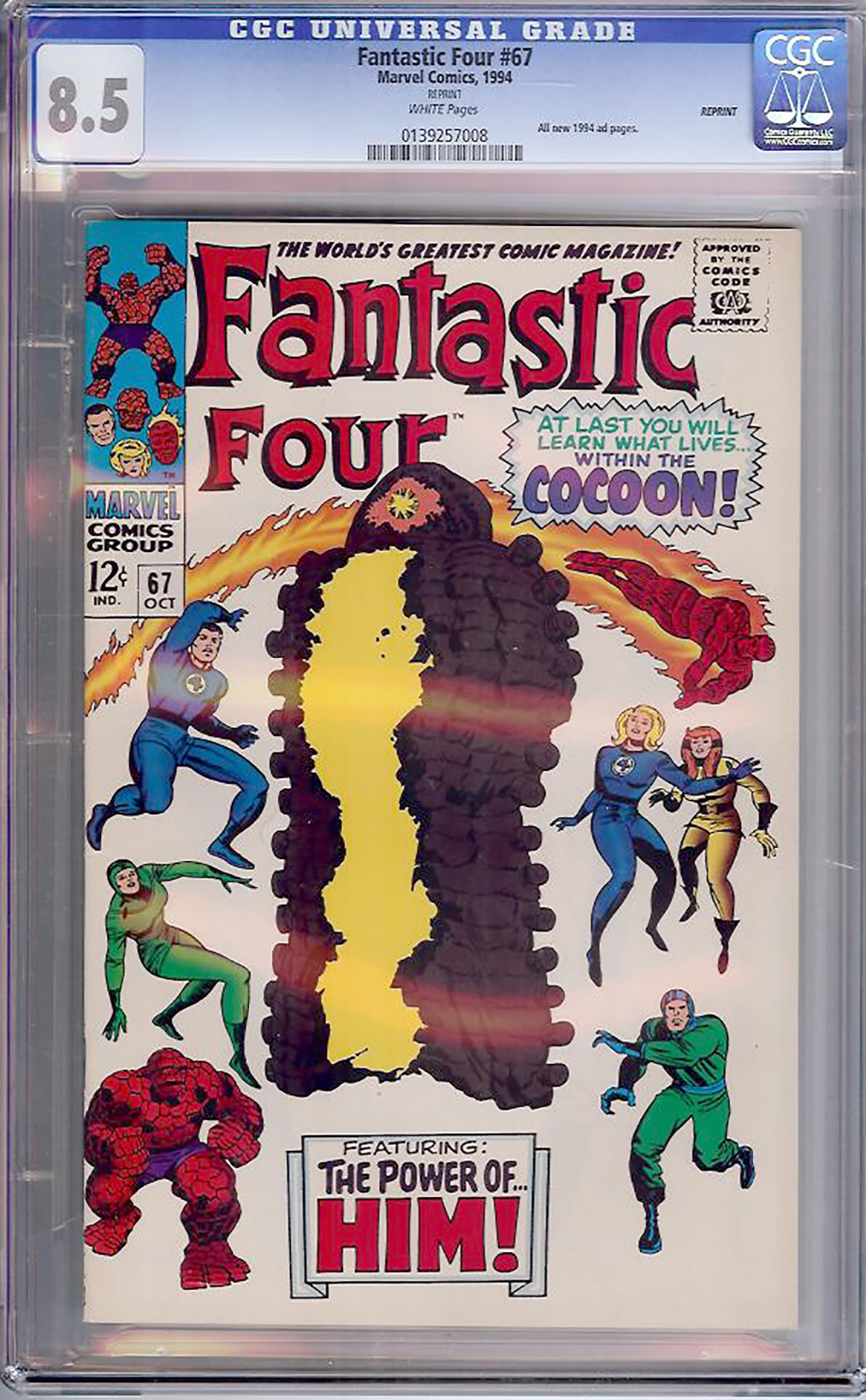 Fantastic Four #67 CGC 8.5 w REPRINT