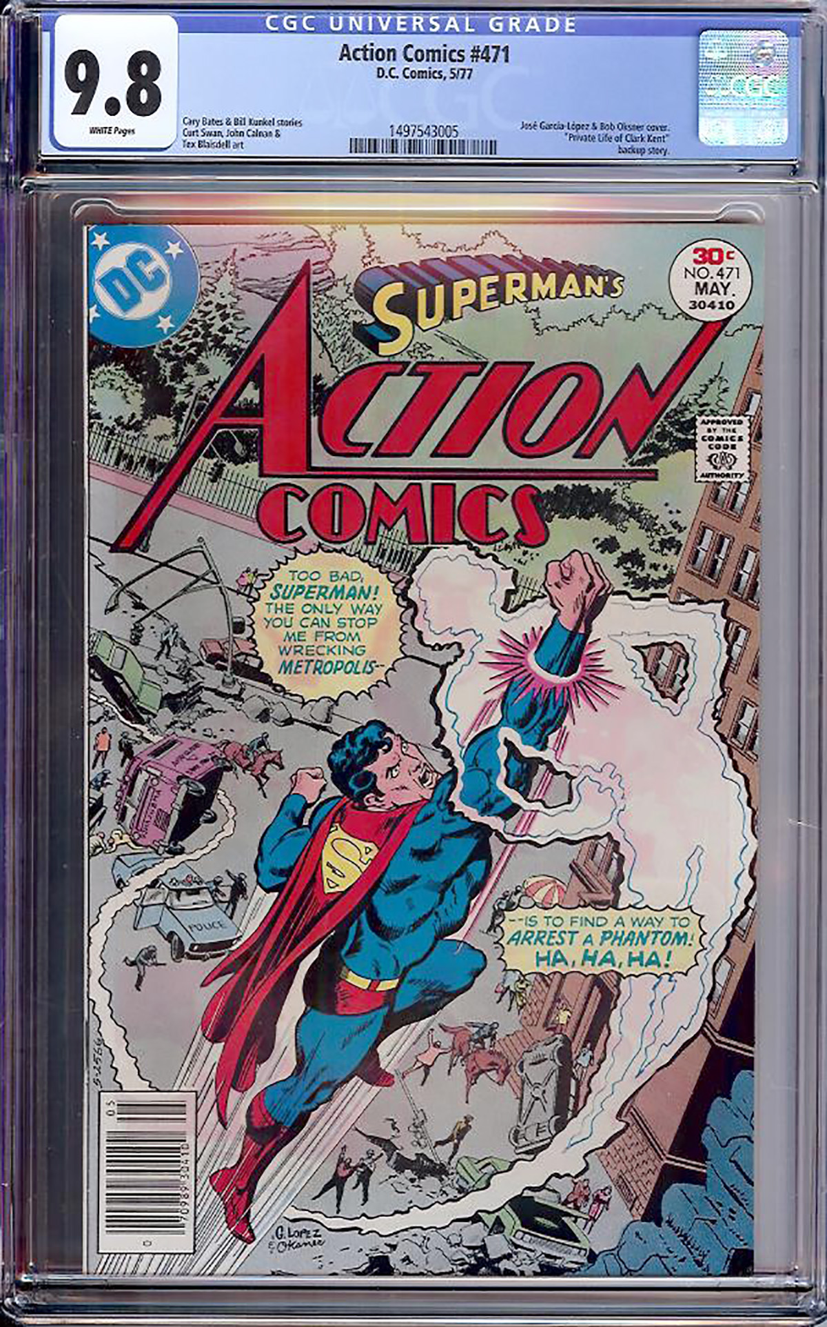 Action Comics #471 CGC 9.8 w