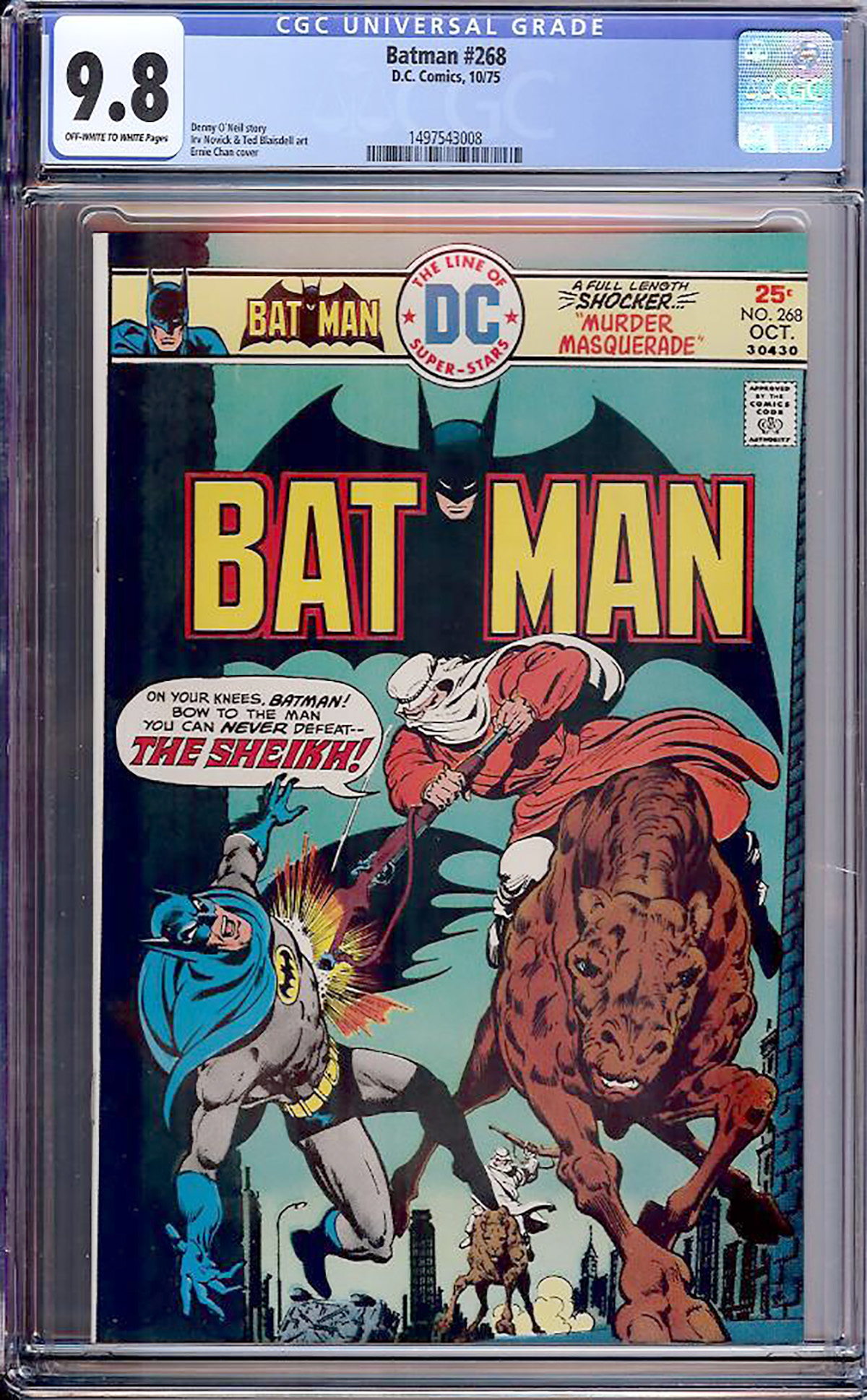 Batman #268 CGC 9.8 w